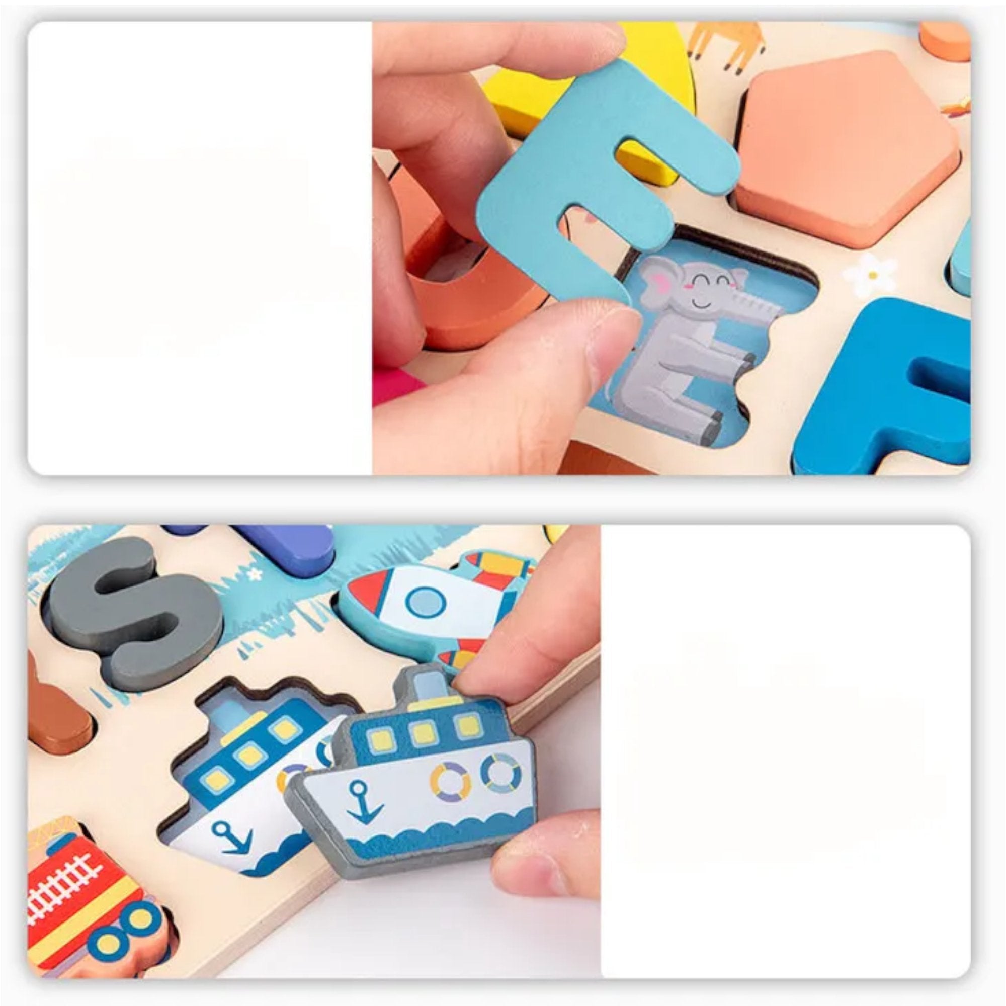 Svestrana Montessori Drvena Igračka 7u1 za Kreativnu Igru