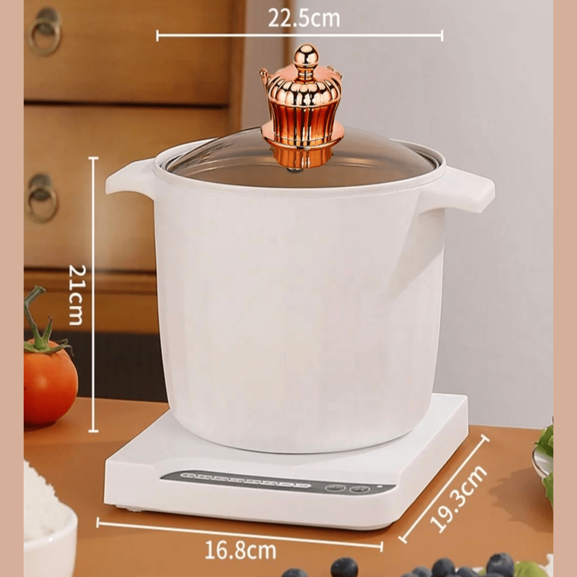 多功能电热锅 1.5L，厨房必备多用途电锅