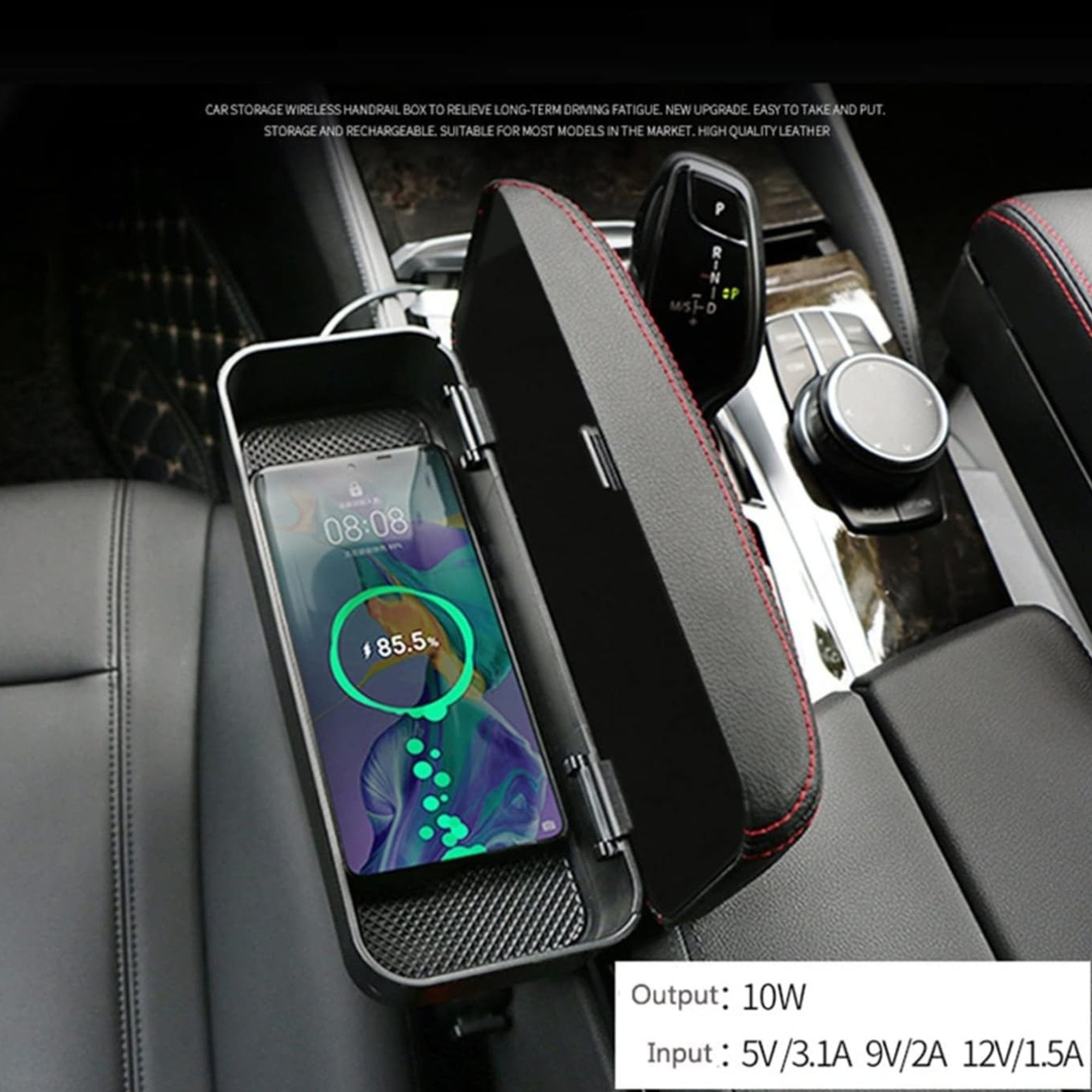 Svestrani Auto Naslon za Ruke s Bežičnim Punjenjem - Savršen Prijatelj na Putu!