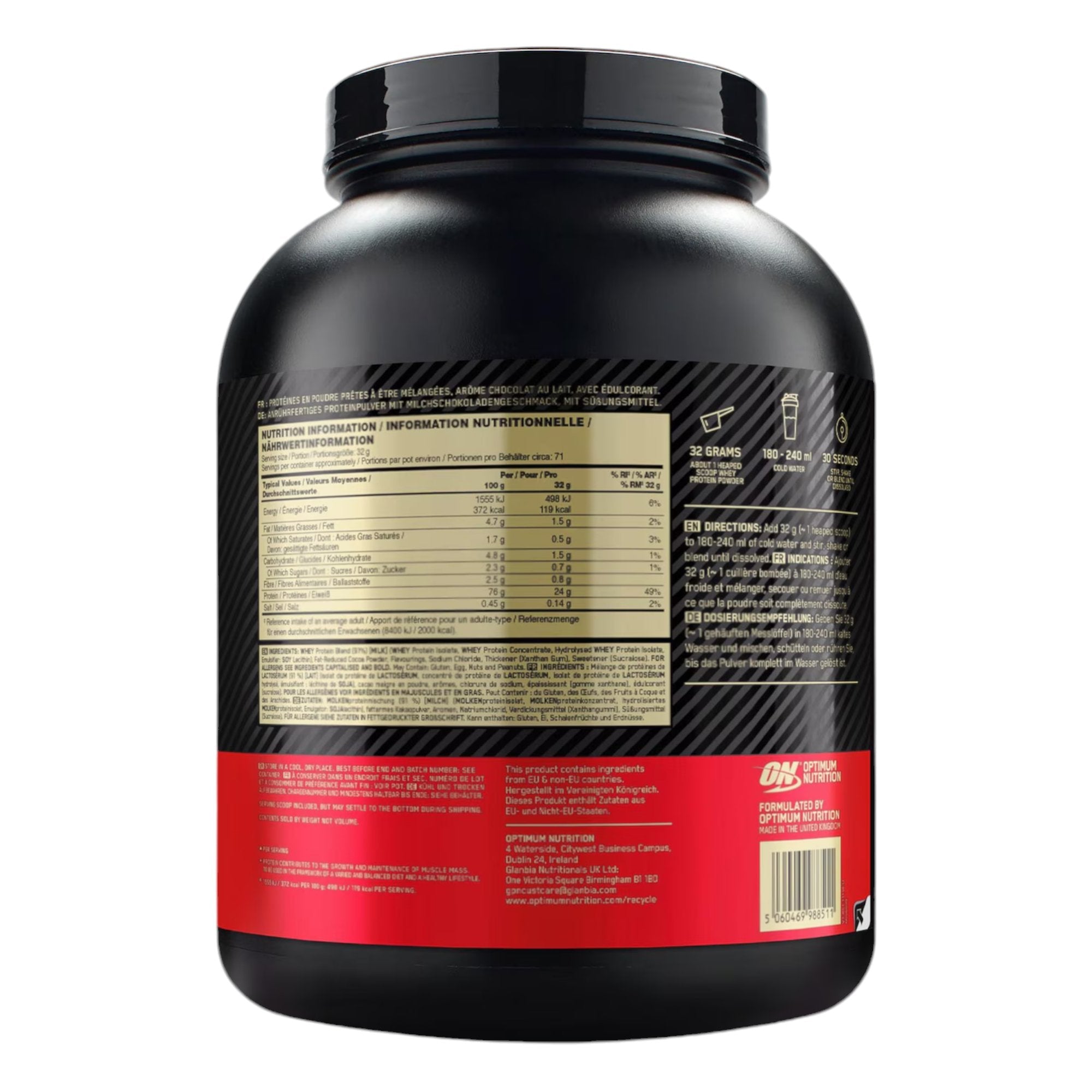 Ultimate Performance with Optimum Nutrition Gold Standard 100% Whey Protein