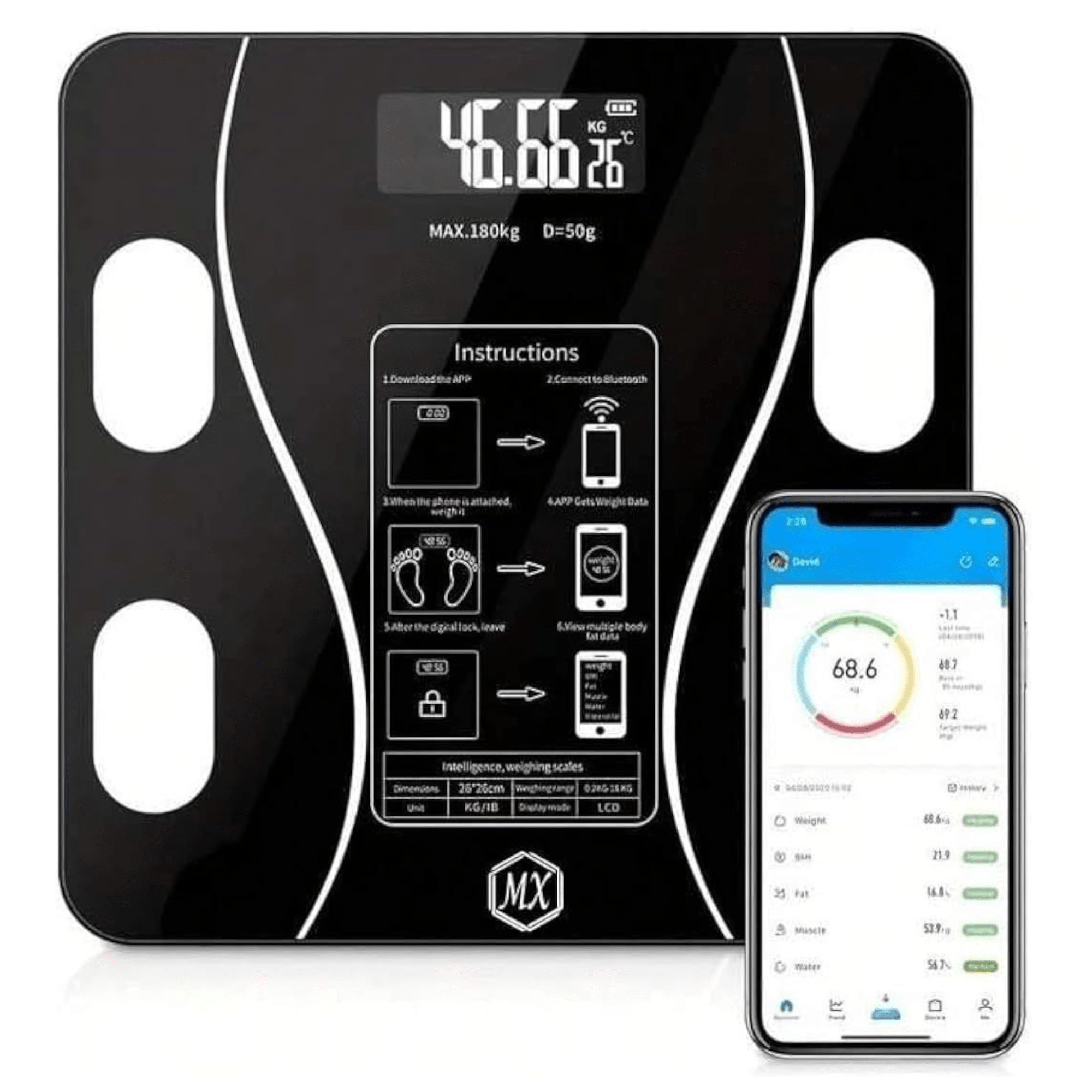 Inovativna Pametna Digitalna Vaga za Precizno Merenje
