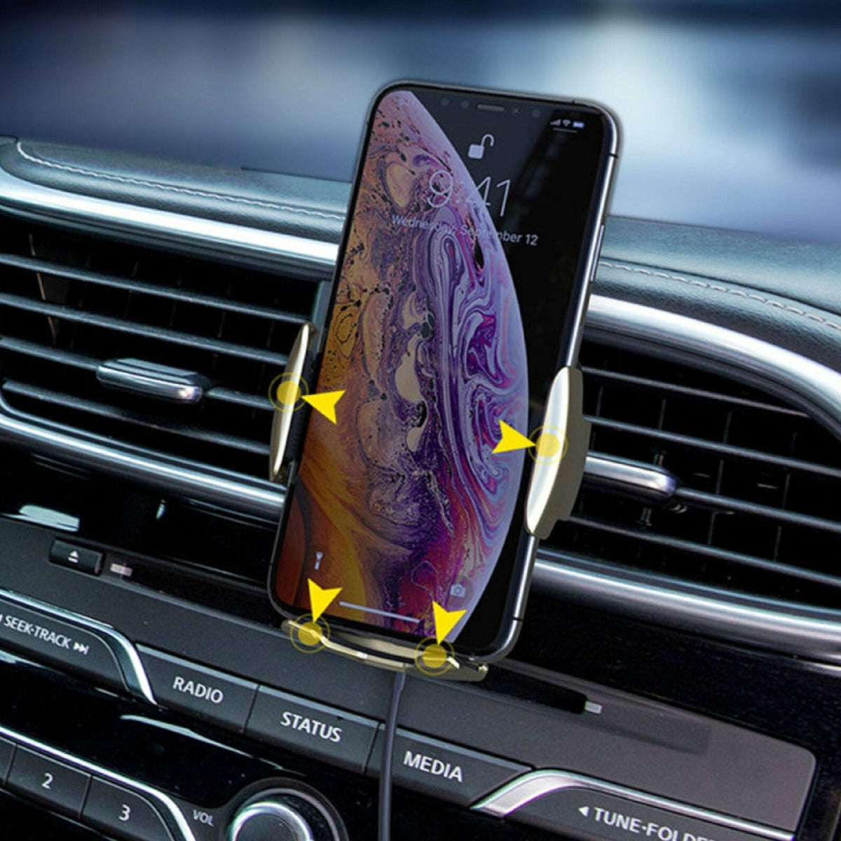 Inovativni Bežični Auto Punjač sa Senzorom "A5