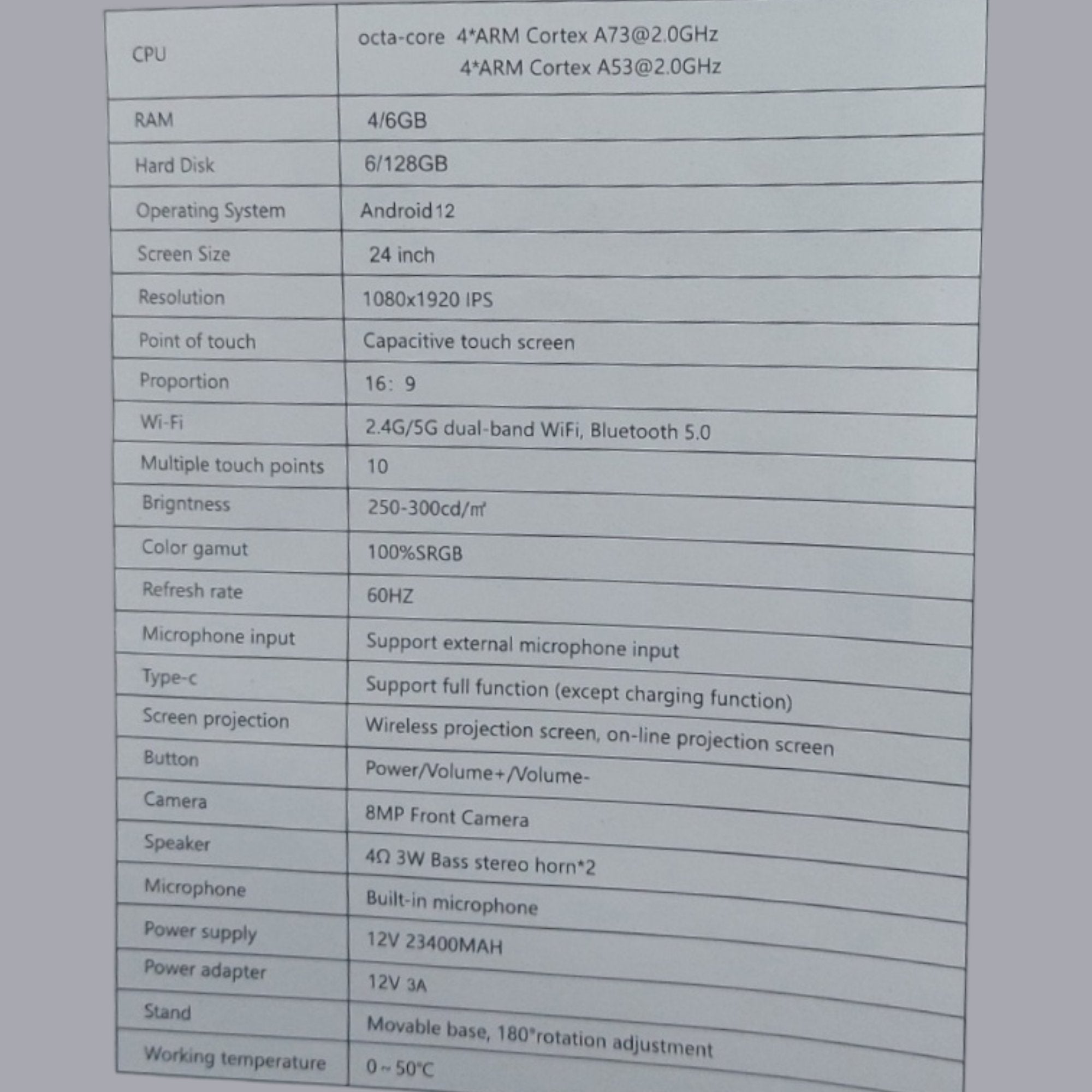 Sofisticirani Prijenosni Touch Display s Pametnim Značajkama