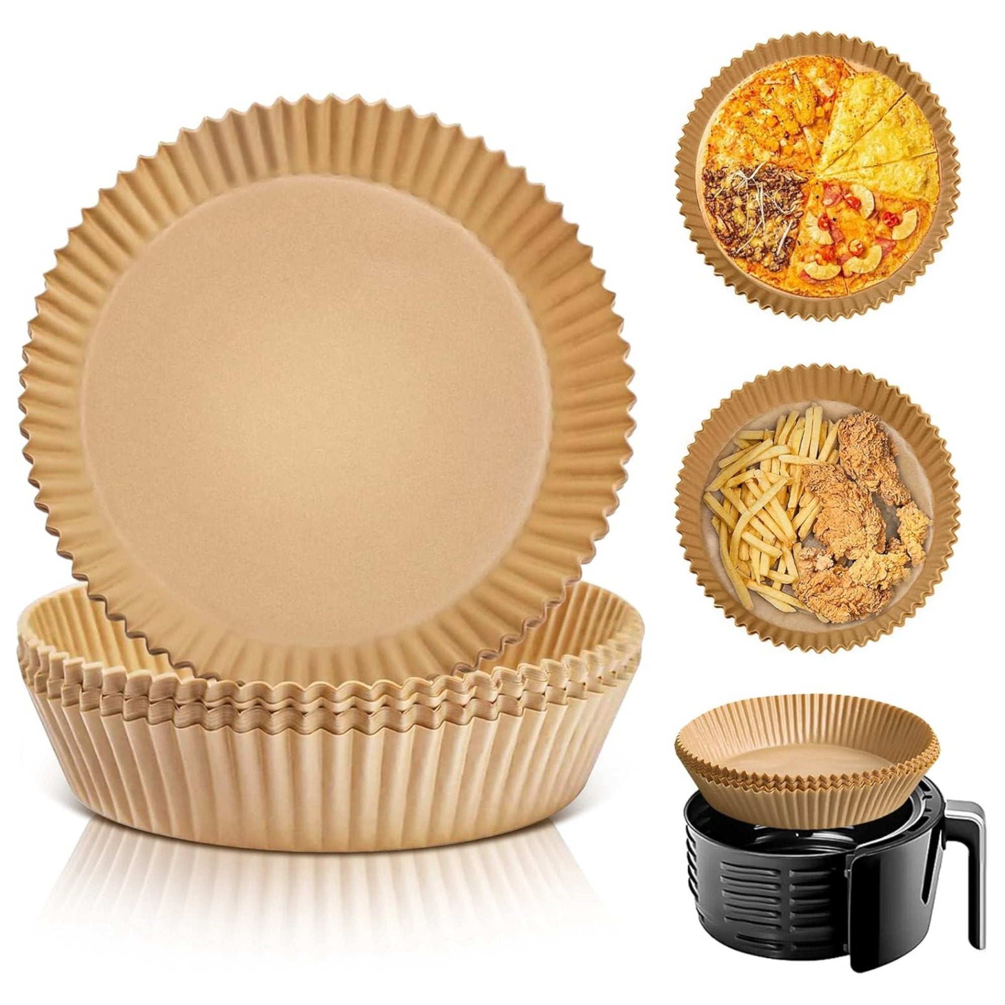 Set Papirnih Kalupa za Fritezu - 50 Praktičnih Komada