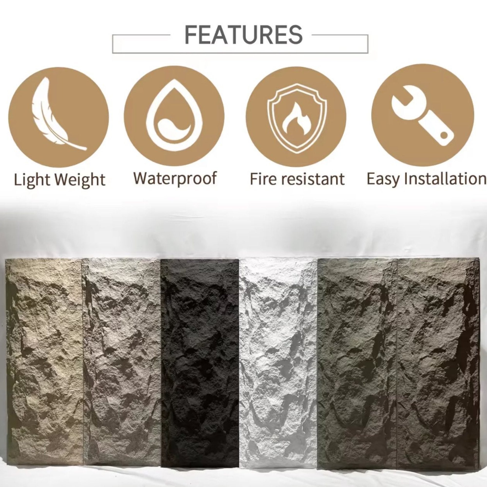 Luxurious Zidni PU Wall Panel