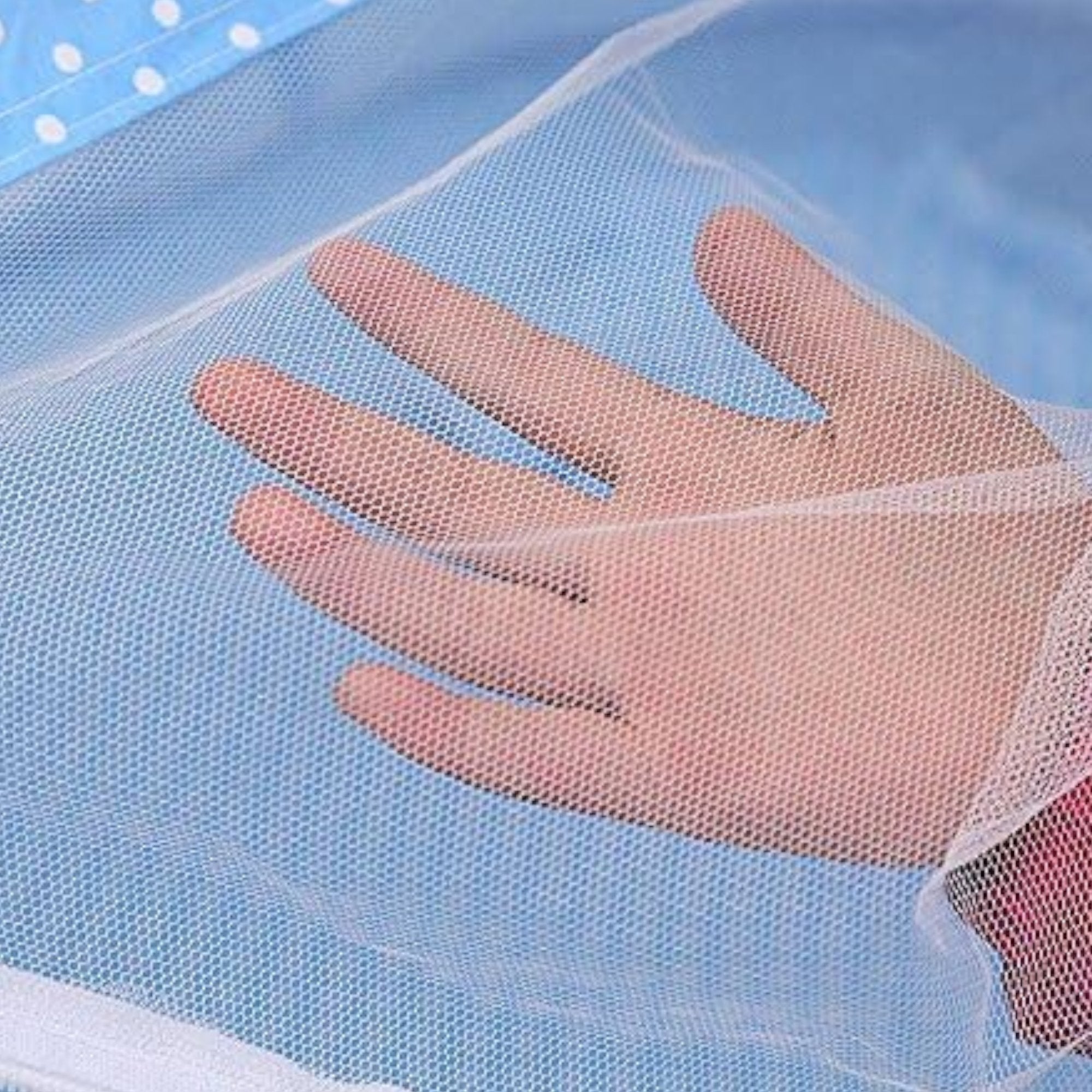 Praktični i Svijetli Prenosivi Dječji Krevetić s Zaštitnim Komarnikom