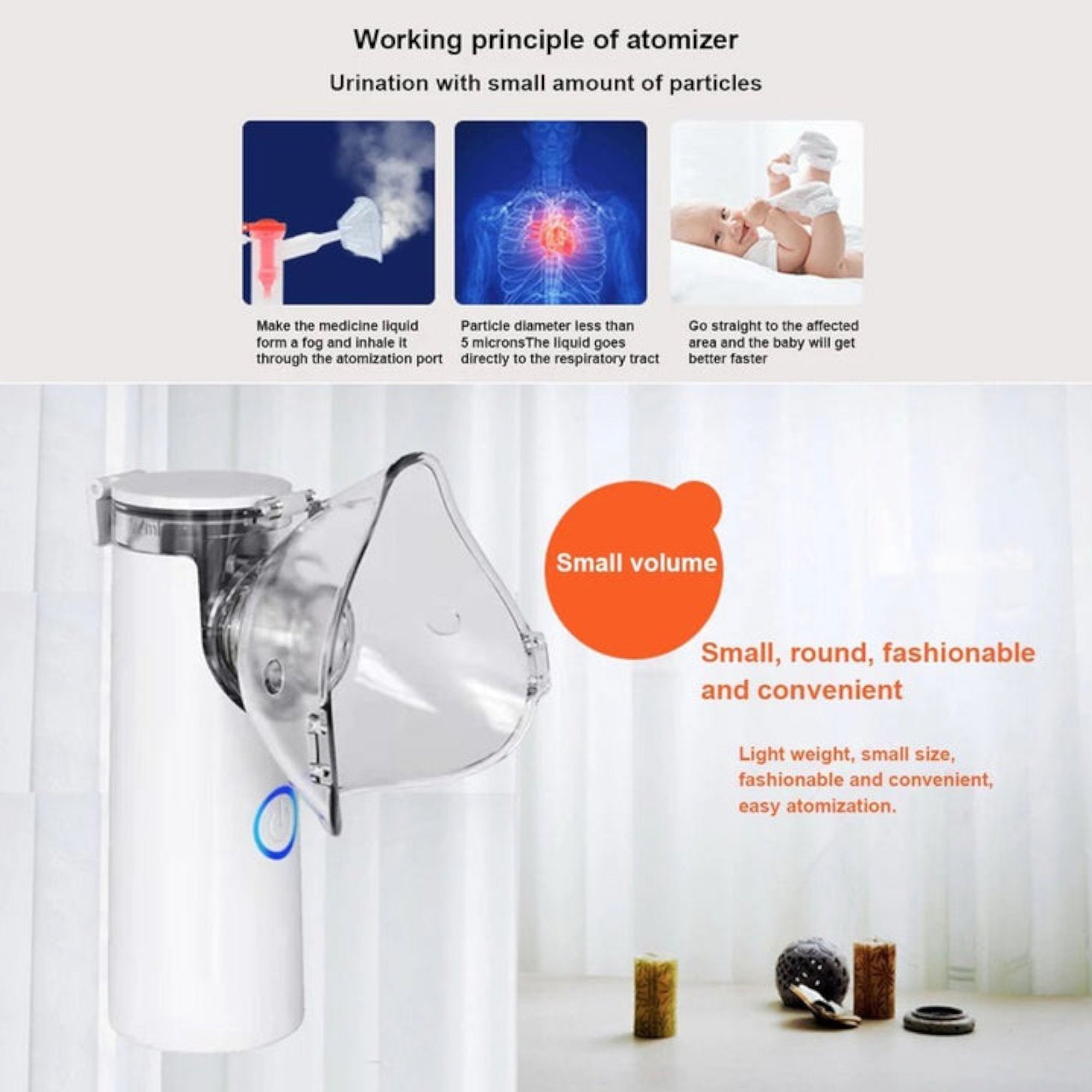Sveobuhvatan Pribor za Njegu Bebe – Inhalator, Digitalni Toplomjer i Aspirator za Nos
