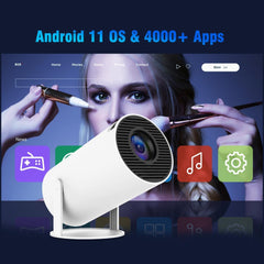 Projektor Android 11 4K Ultra HD 1080P - Fernseher für Heimkino und Multimedia