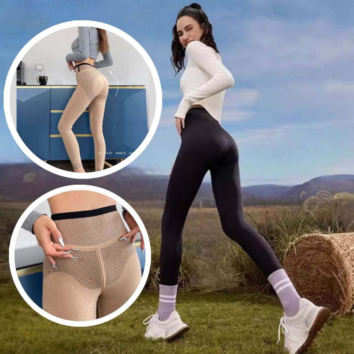Uzdignute Push-Up tajice za savršene obline