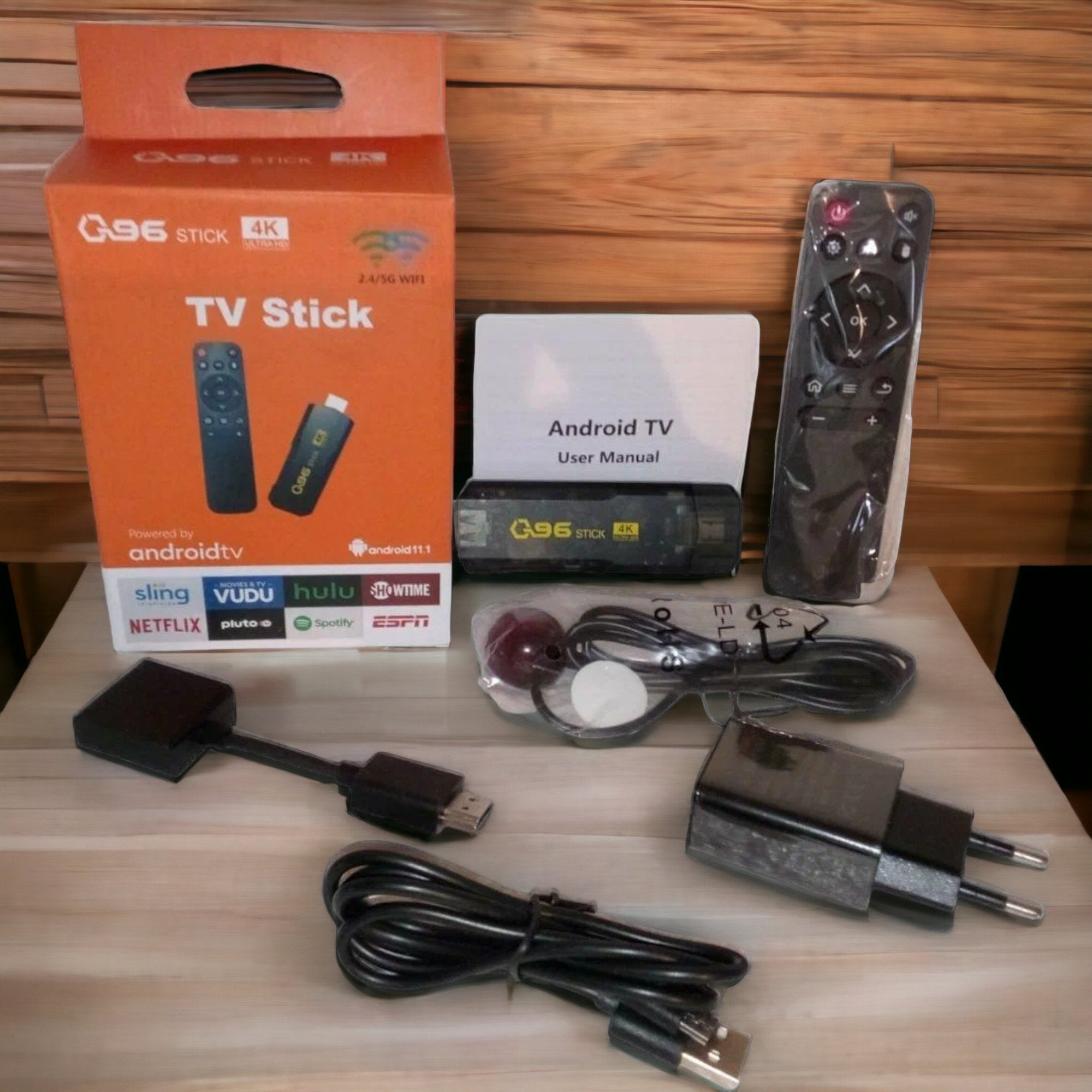 Q96 Android TV Stick with 8GB RAM and 128GB Storage – Unleash Your Entertainment!