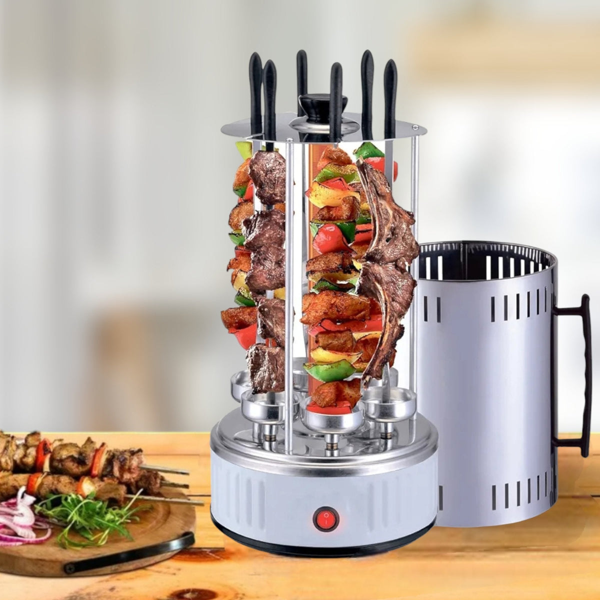 Renschler" Električni Roštilj sa Rotacijom - Savršeni Užitak za Vaše Grillanje!