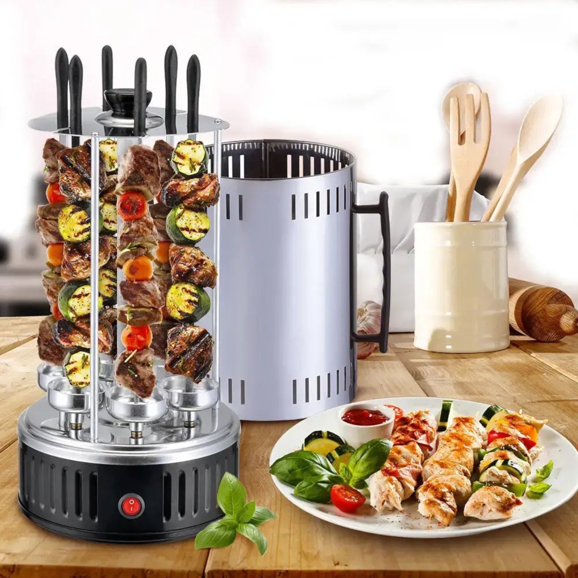 Renschler" Električni Roštilj sa Rotacijom - Savršeni Užitak za Vaše Grillanje!