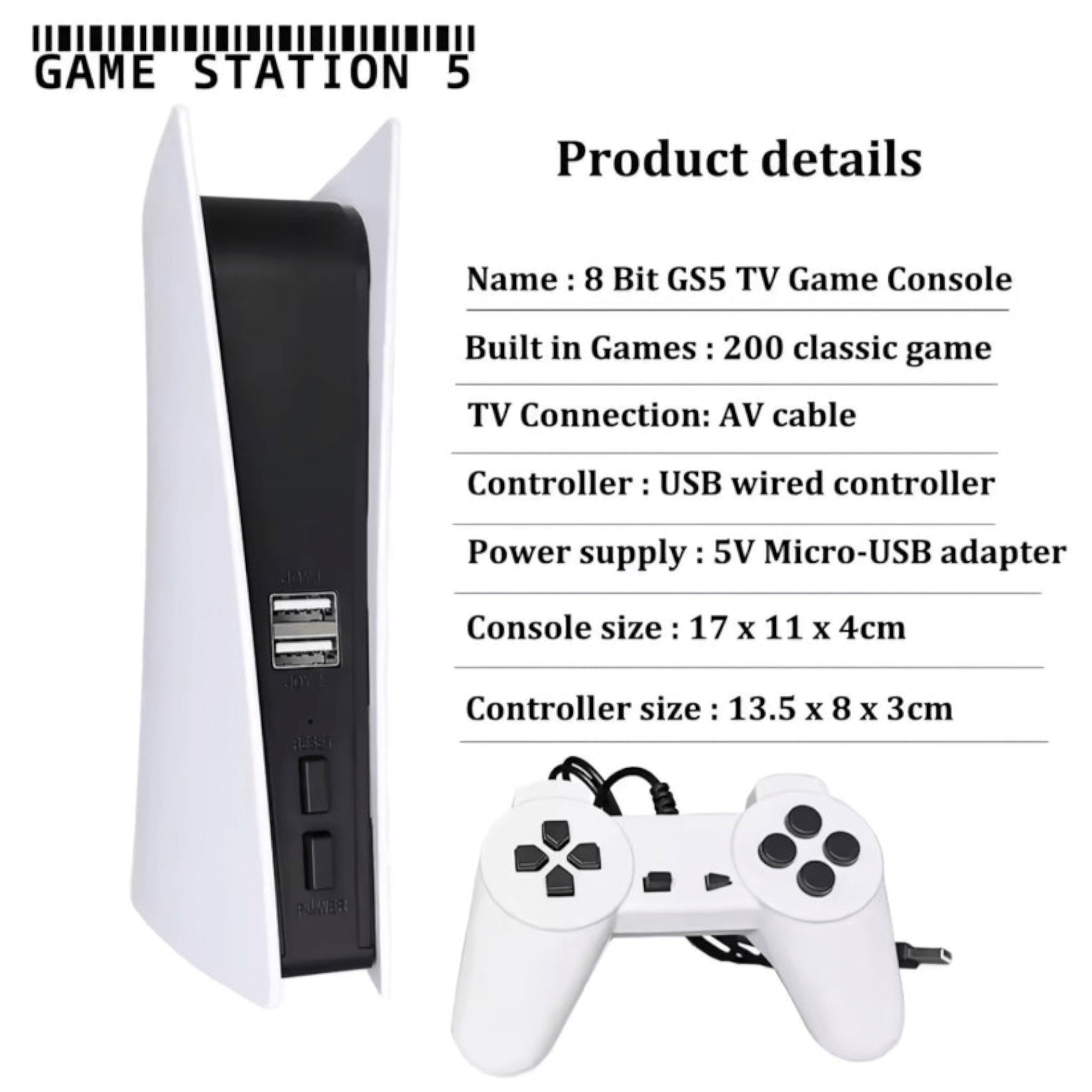 Vintage Gaming Console "GS5