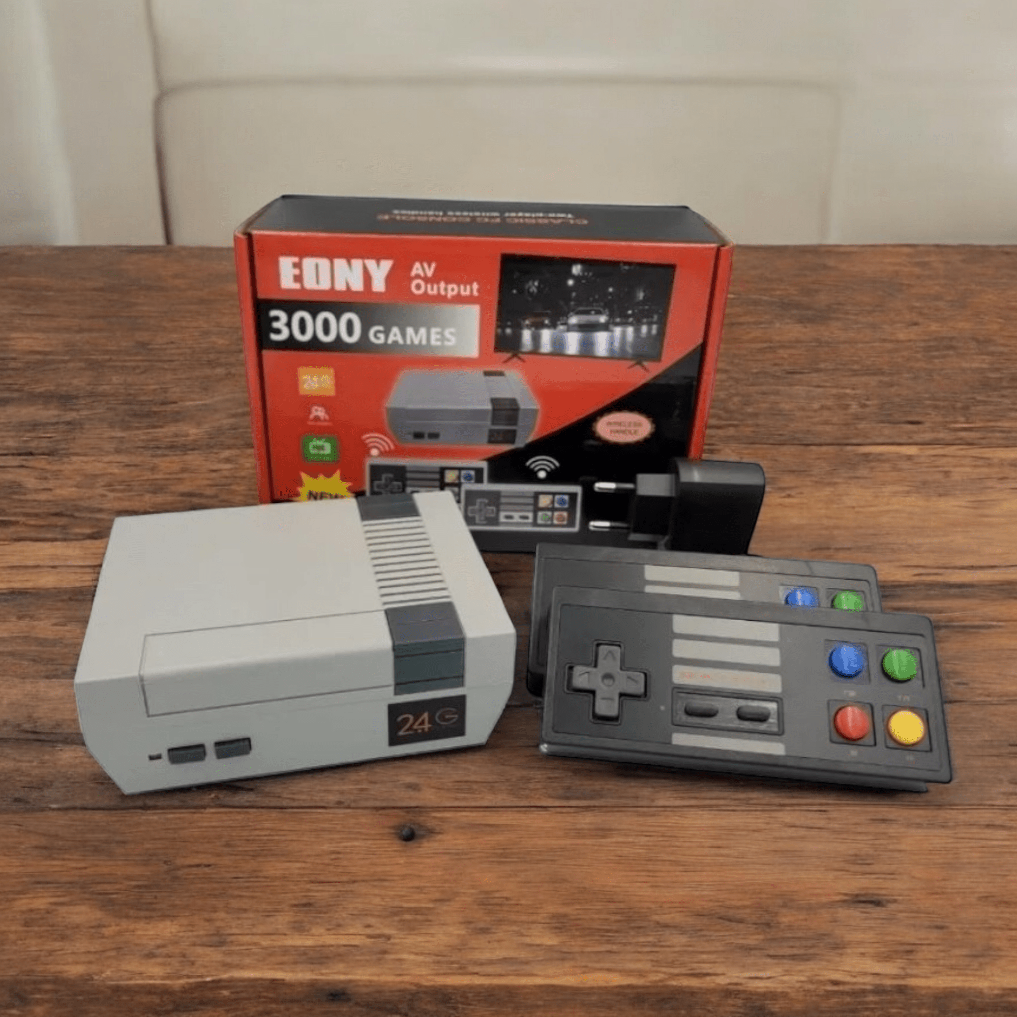 Oživite svoje uspomene uz bežičnu retro igraću konzolu "Eony FC 3000"!