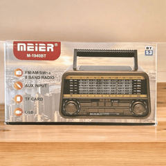 Radio rétro "M-1940BT" - Son Vintage et Connectivité Bluetooth