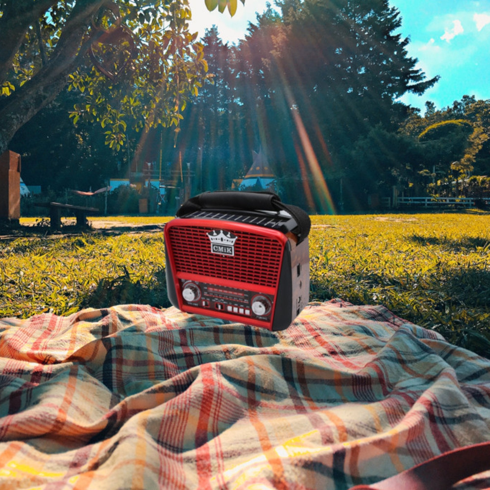 Vintage Solar Bluetooth Radio "MK-455UC-BT