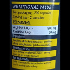 Elevate Your Performance with "Rex Nutrition" Arginine AKG & Ornithine AKG!