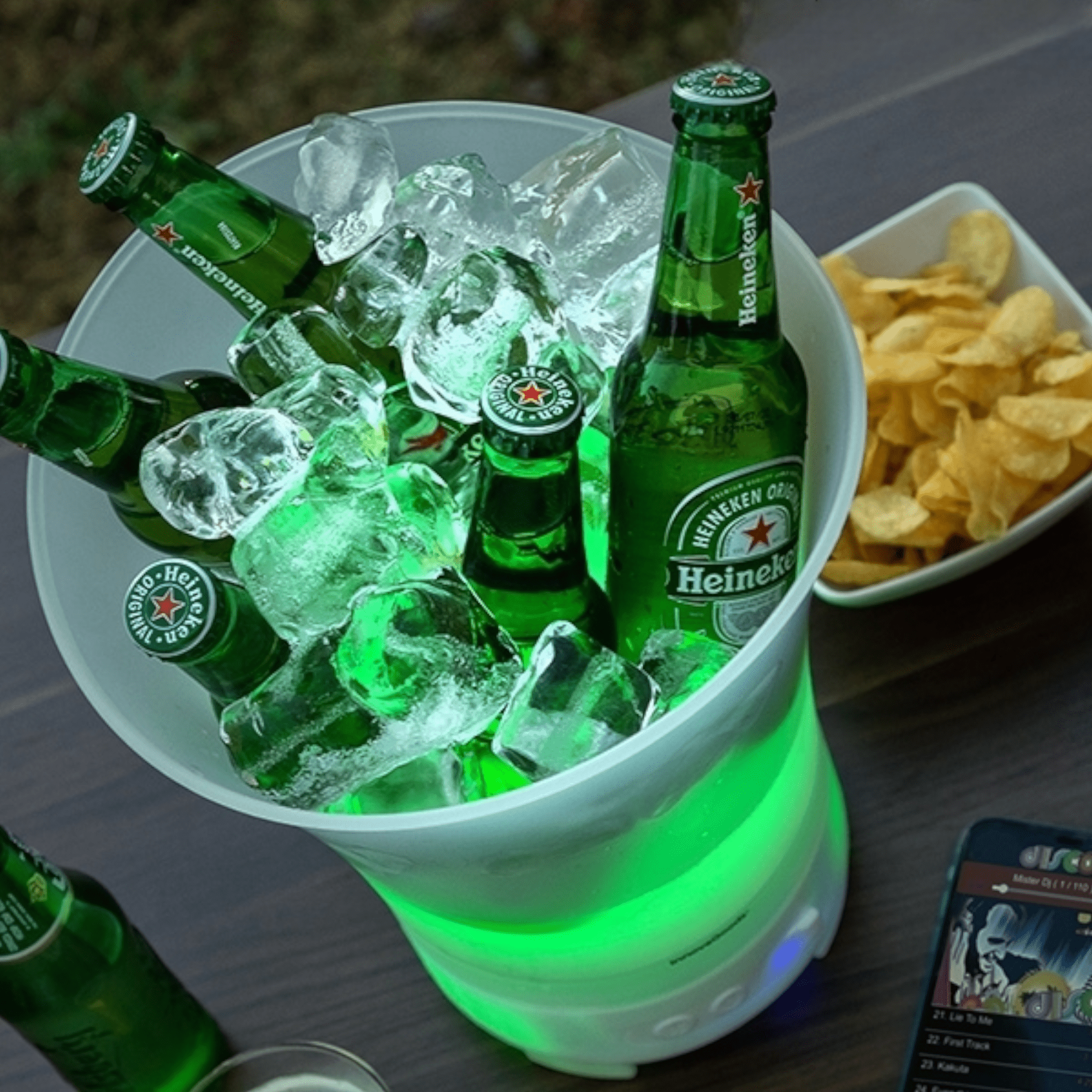 RGB LED Zvučnik s Bluetoothom - Kanta za zabavu 7L