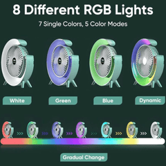 RGB Stojni Ventilator s Atraktivnim Osvjetljenjem