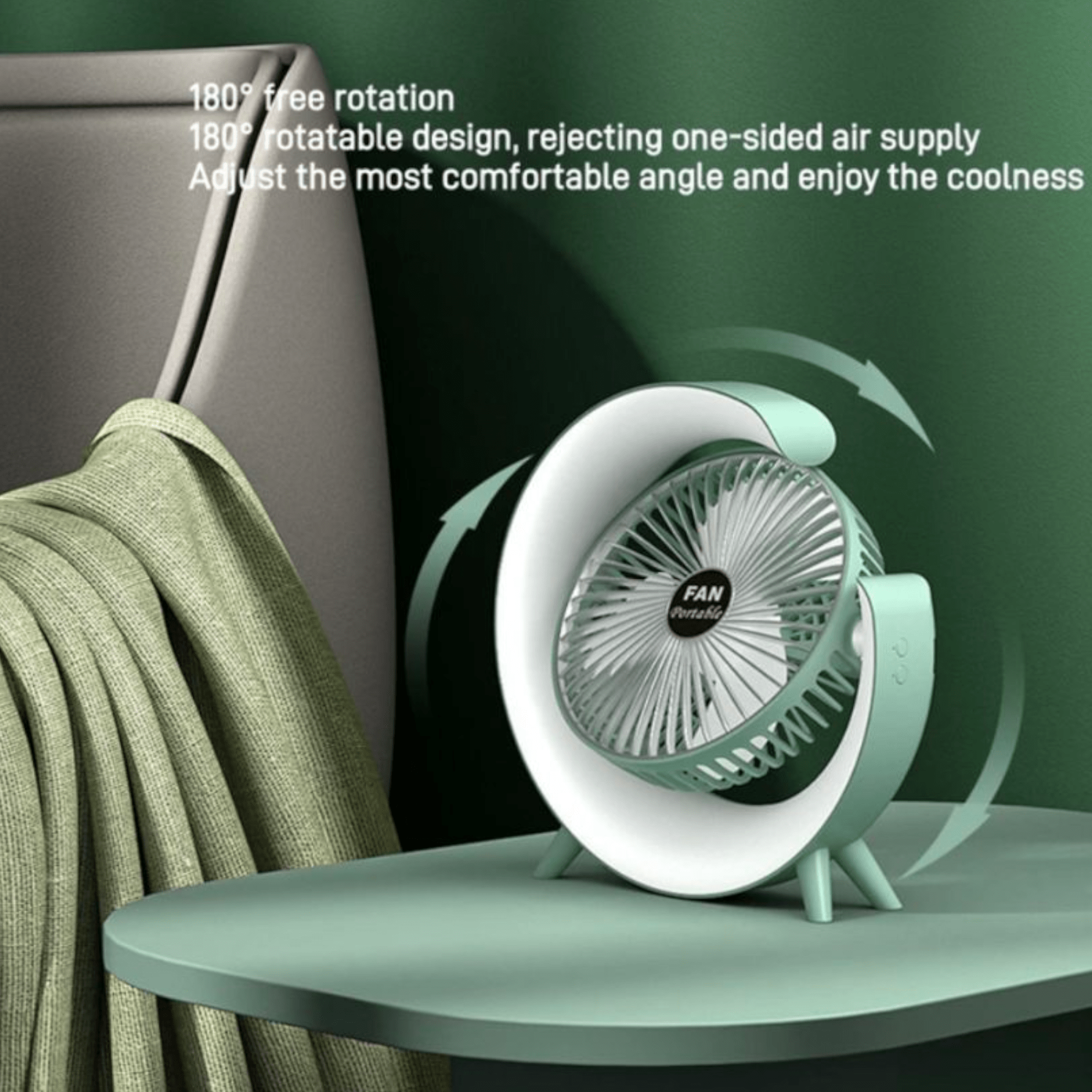 RGB Stojni Ventilator s Atraktivnim Osvjetljenjem