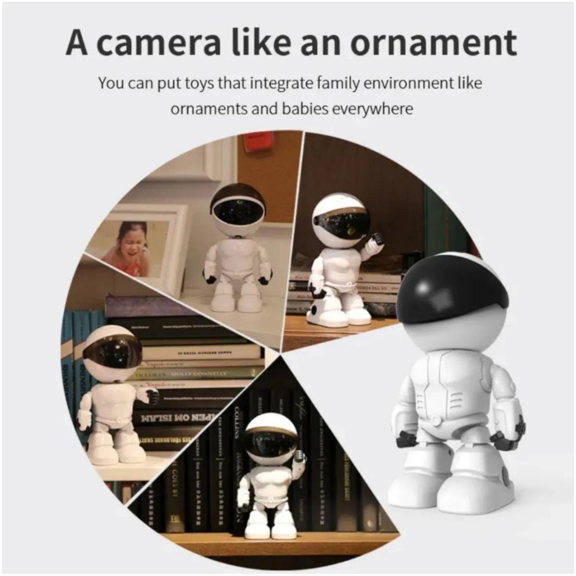 Inteligentna Skrivena Audio Kamera 1080P sa Robotom
