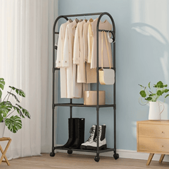 Stylish Rotating Free-Standing Clothing Rack