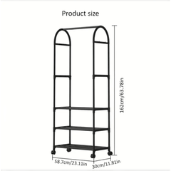 Stylish Rotating Free-Standing Clothing Rack