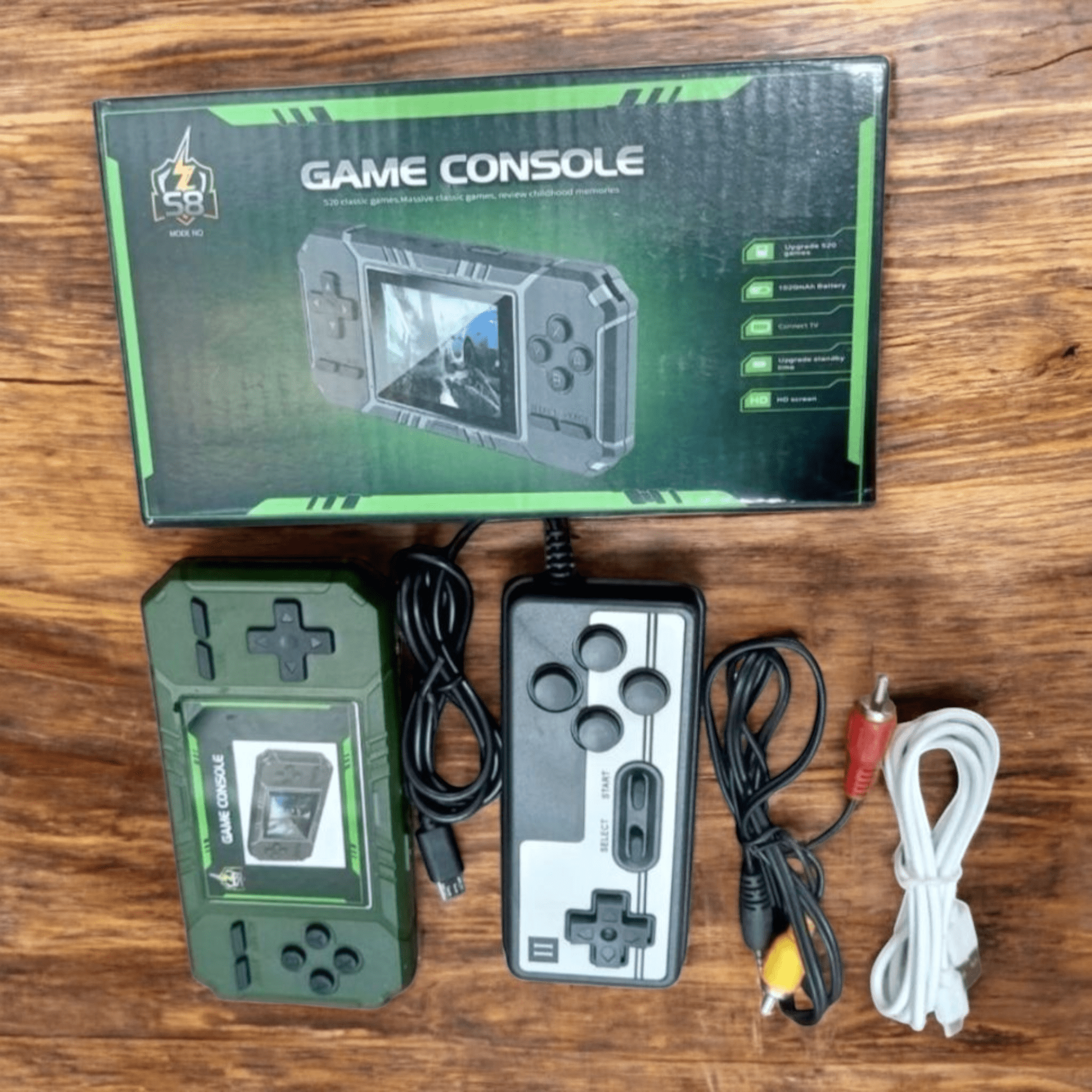 S8 Vintage Portable Gaming Console