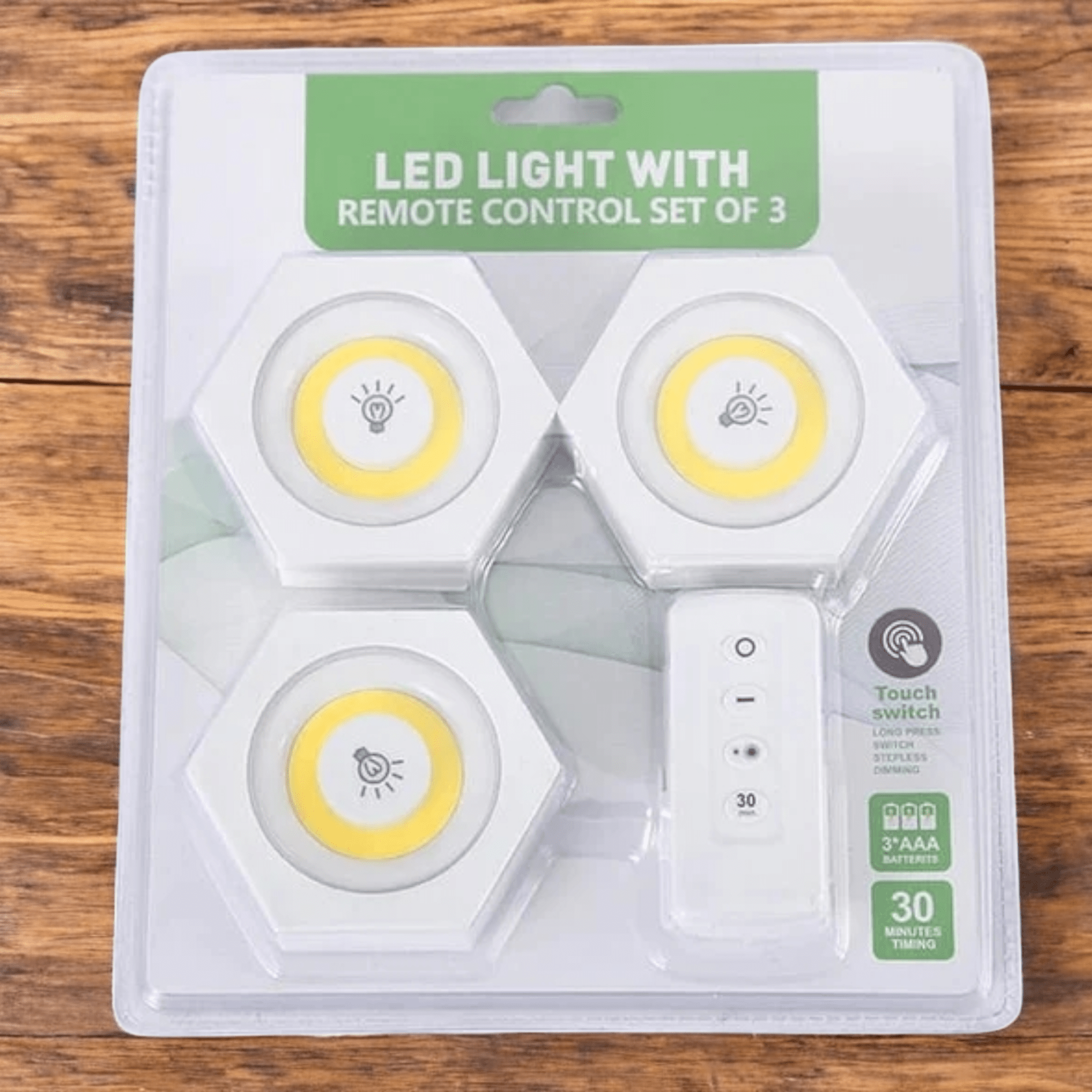 Svetlucave 3 LED Lampe s Daljinskim Upravljačem
