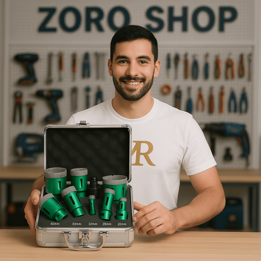 Set za keramičko oblikovanje s dijamantnim krunama 8/1