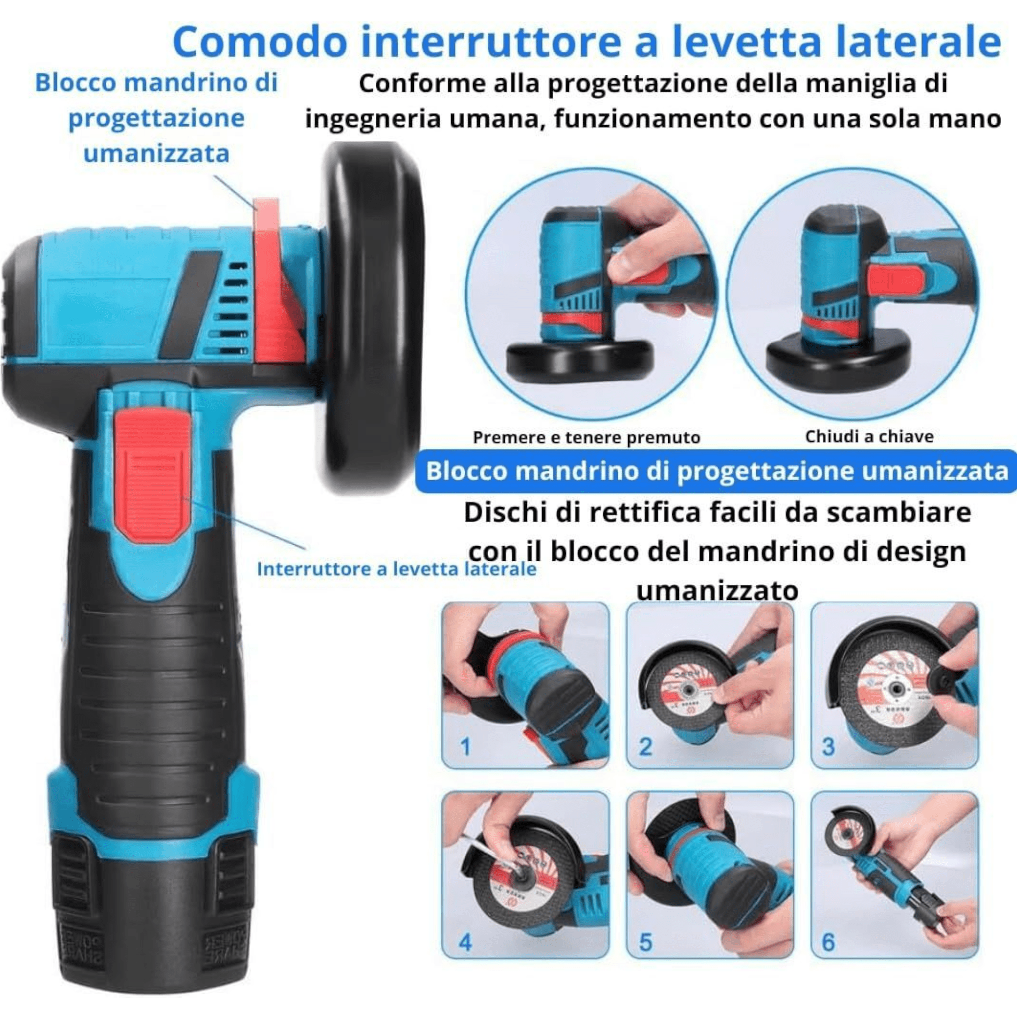 Komplet Mini Bušilice i Brusilice sa 2 Baterije 48V "CH-003" - Savršeni Alat za Svaki Projekt!