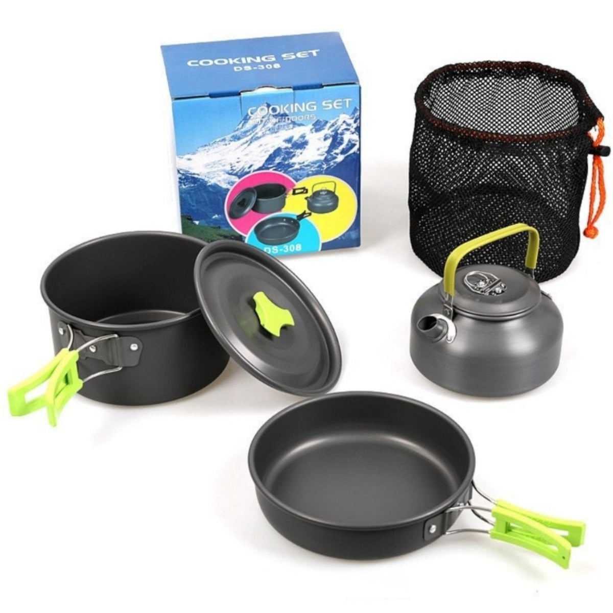 Kamperski Set Posuđa "DS-308" - Idealno za Avanture na Otvorenom