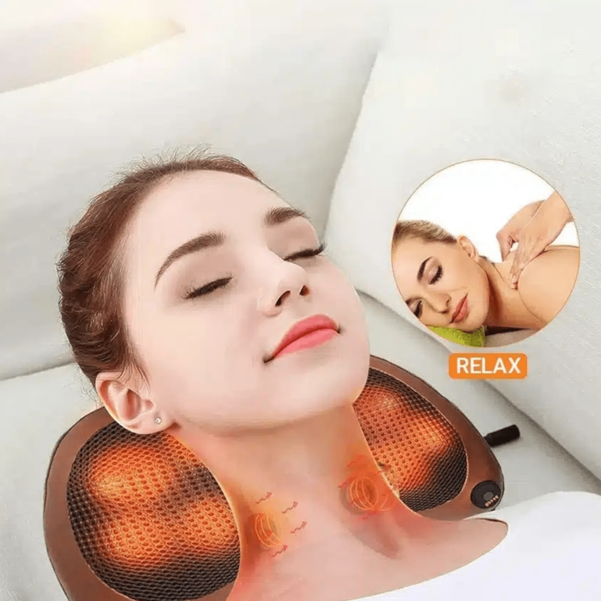 Svičite se opuštanju uz Shiatsu masažer s praktičnim auto punjačem!