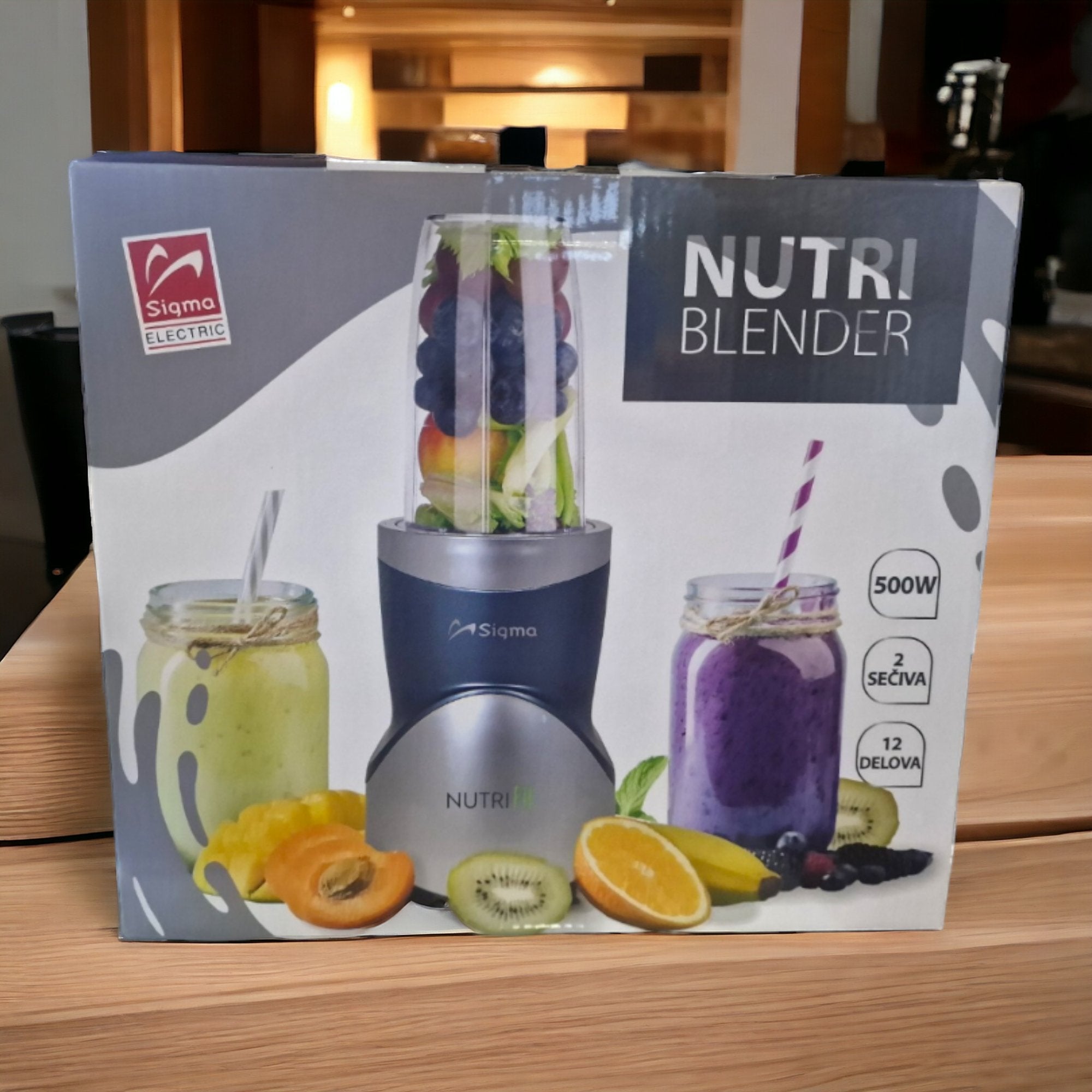 Sigma 500W Nutri Fit Blender - Perfect Your Nutrition!