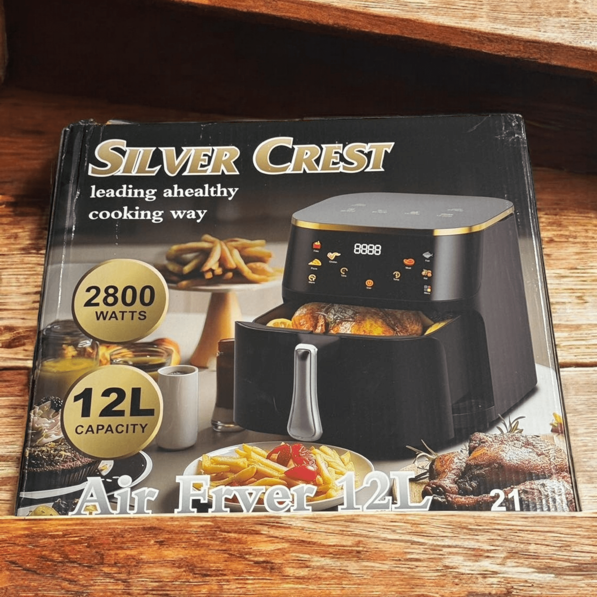 Silver Crest" Friteza za Zdravu Pripremu Hrane na Vrući Zrak 12L