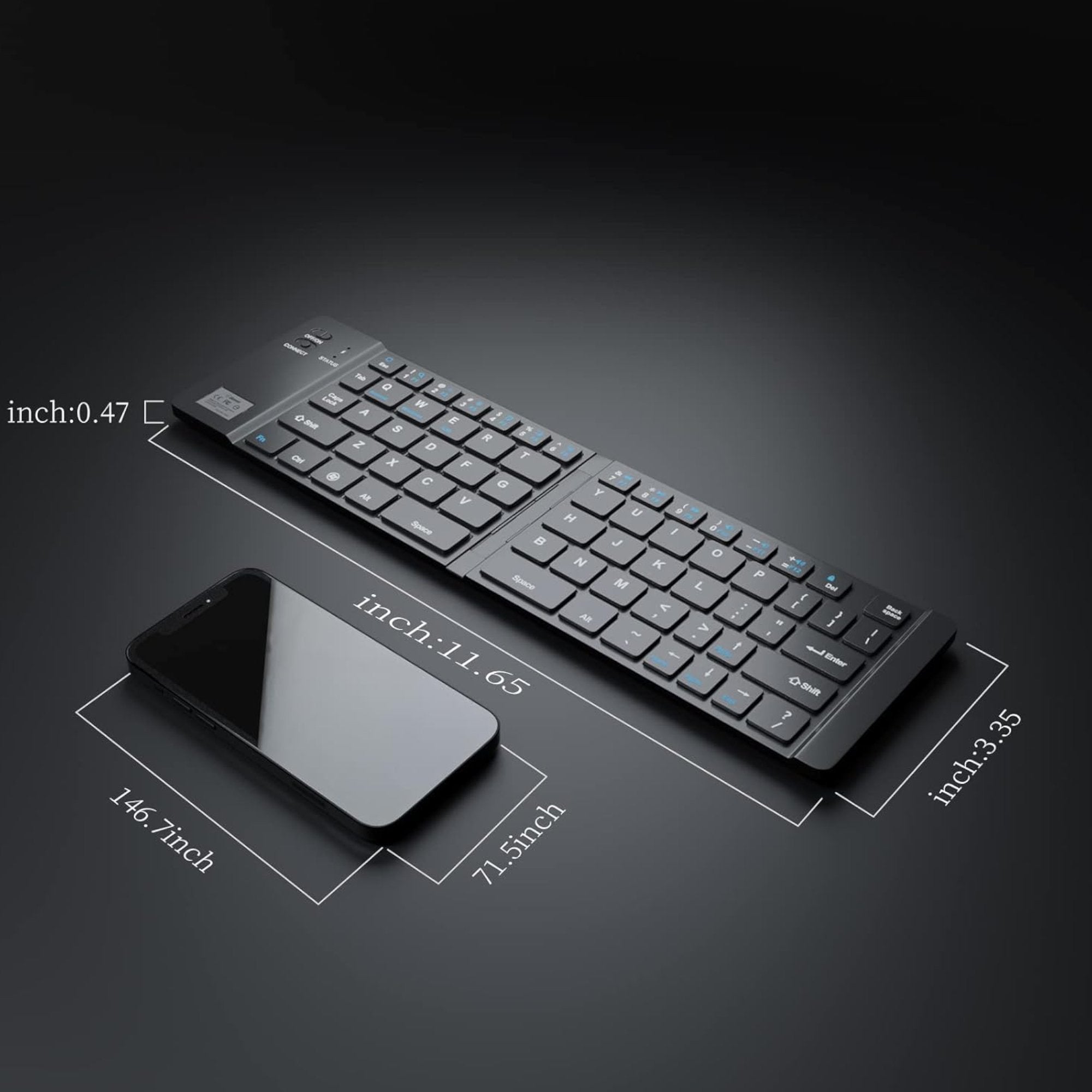 Praktična BT Tastatura sa Sklopivim Dizajnom