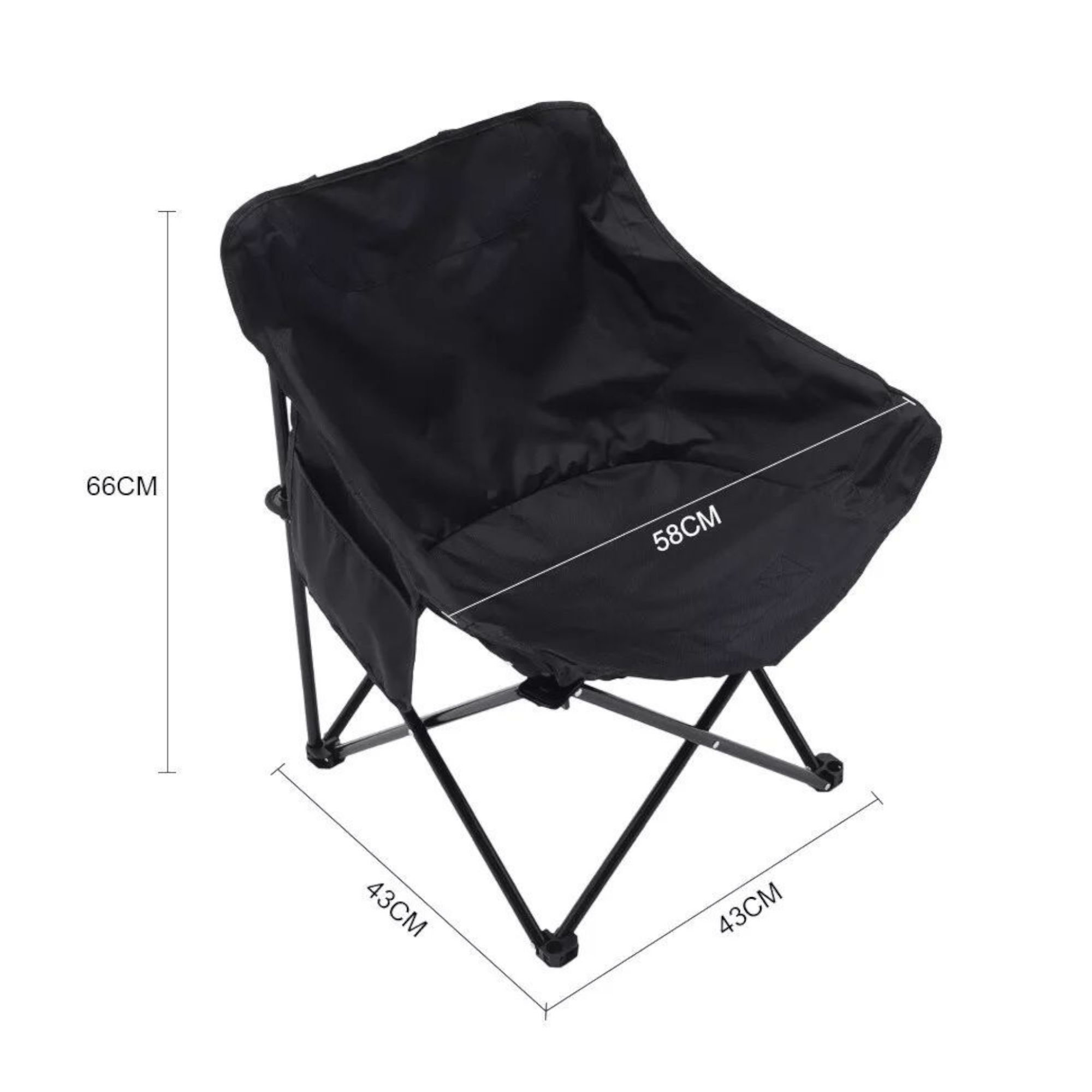 Praktična i Eleganta Sklopiva Kamping Stolica "Acero