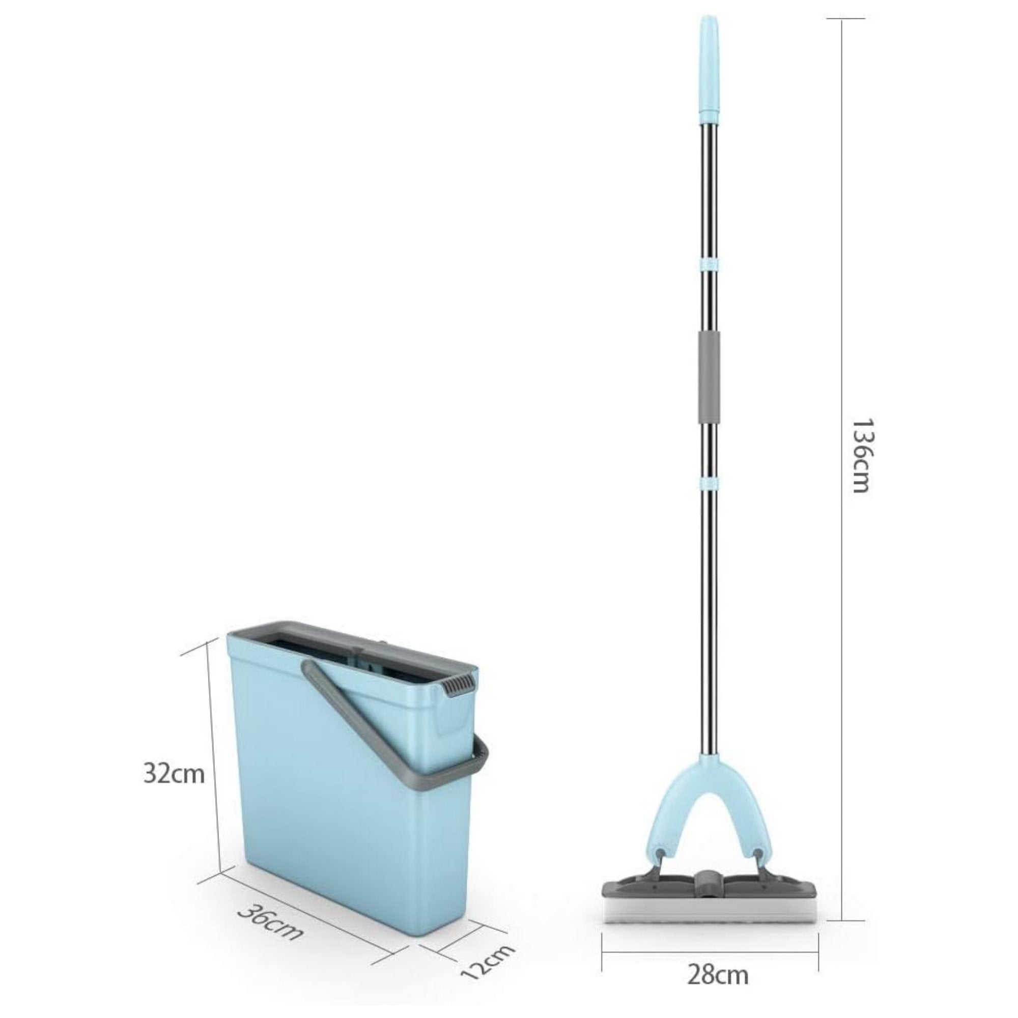Eleganter Slim Mop mit Kante für müheloses Reinigen