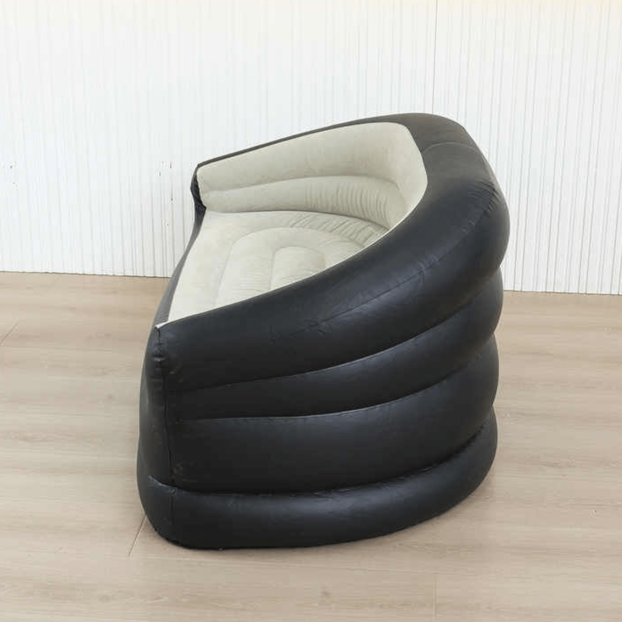 Unutrašnji Namin Pleteni Sofa na Naduvavanje "Black" - Komfor i Stil U Jednom