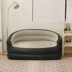 Unutrašnji Namin Pleteni Sofa na Naduvavanje "Black" - Komfor i Stil U Jednom