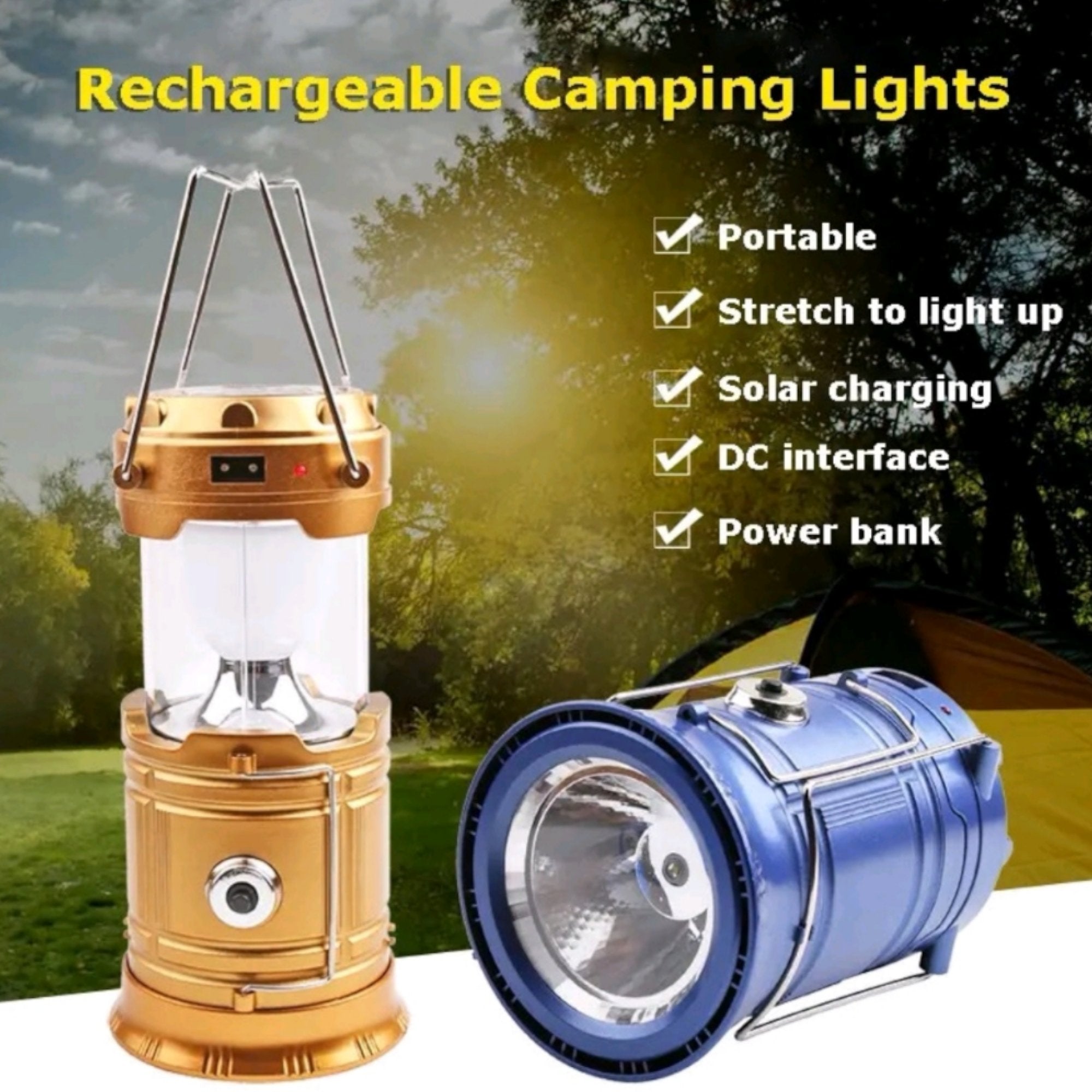 Solarna kampirajuća lampa za nezaboravne noći pod zvezdama