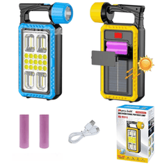 Solárna LED Lampa s Power Bankom "HB-1517-15" - Outdoor osvětlení s vestavěnou nabíjačkou