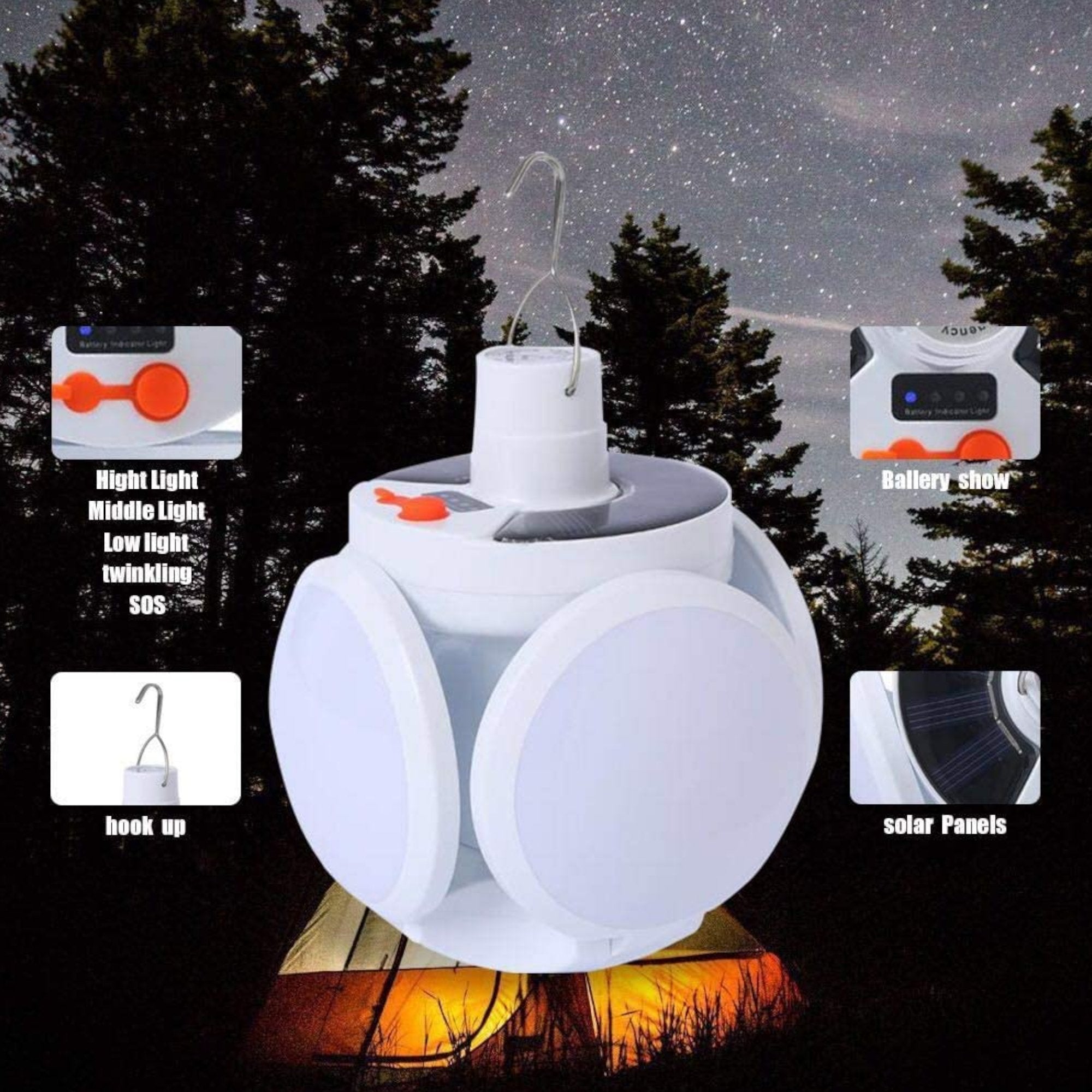 Fascinantna solarna rasklopiva lampa za osvetljavanje vašeg prostora