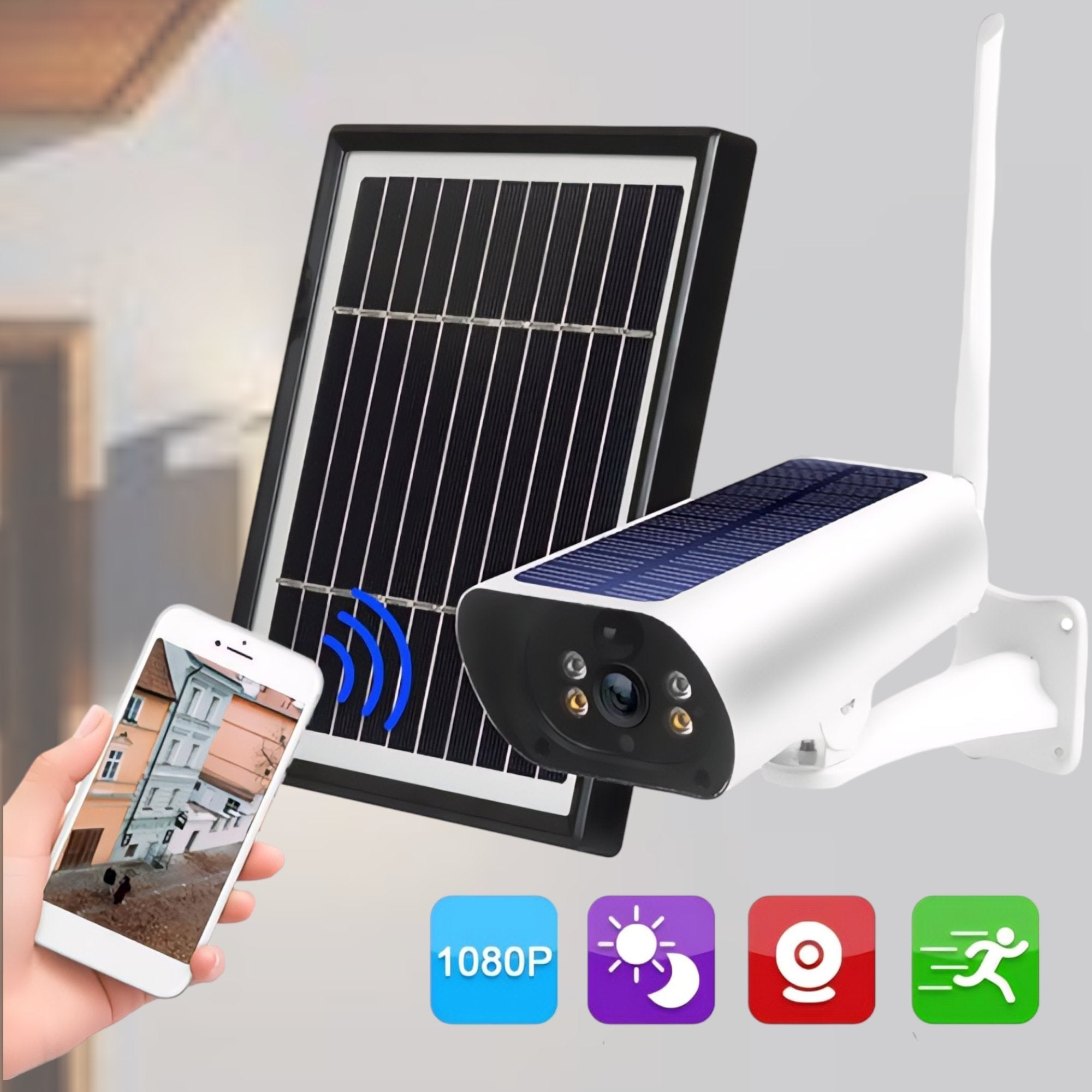 Napredna 4K Solar WiFi IP Kamera sa Full HD Kvalitetom