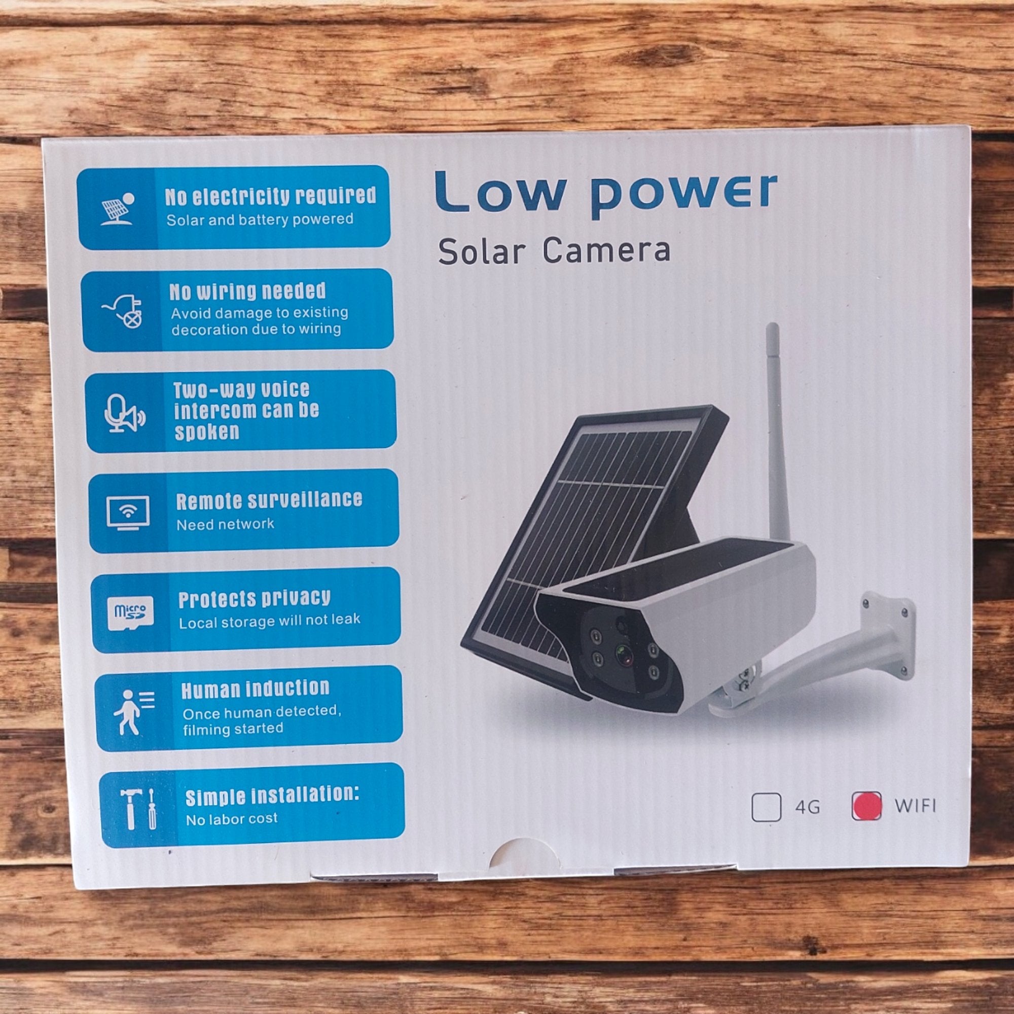 Napredna 4K Solar WiFi IP Kamera sa Full HD Kvalitetom