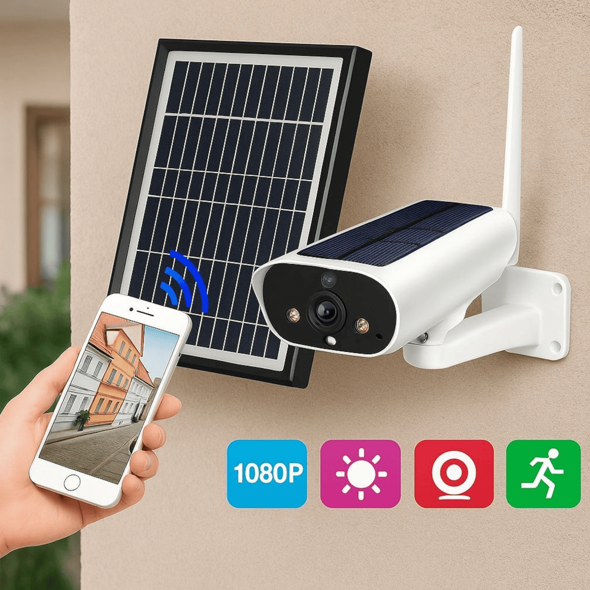 Napredna 4K Solar WiFi IP Kamera sa Full HD Kvalitetom
