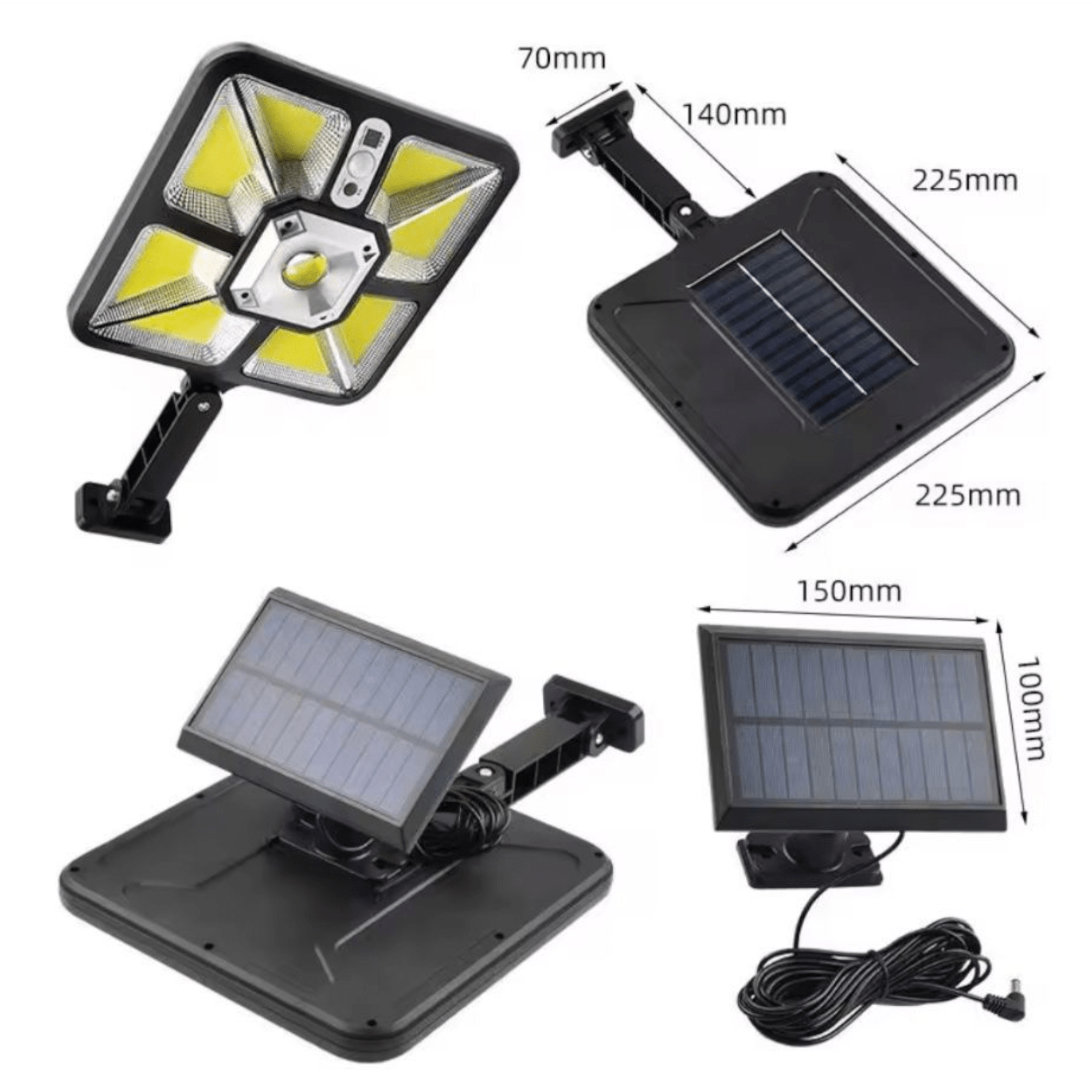 Naponska solarna zidna LED svjetiljka "YT-226" - Efikasno osvjetljenje za vaš prostor