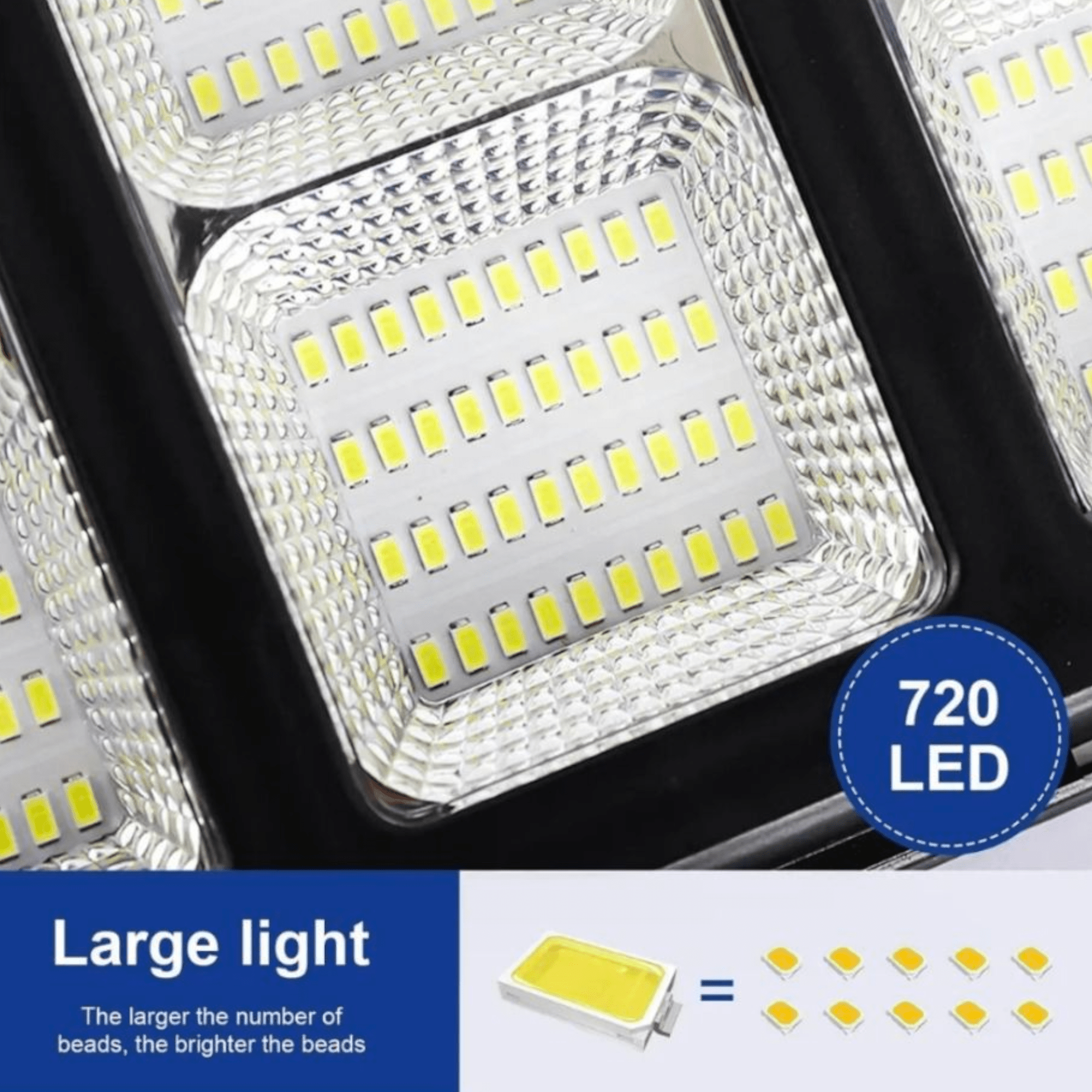 Visokoefikasni solarni LED reflektor 800W "Rixme