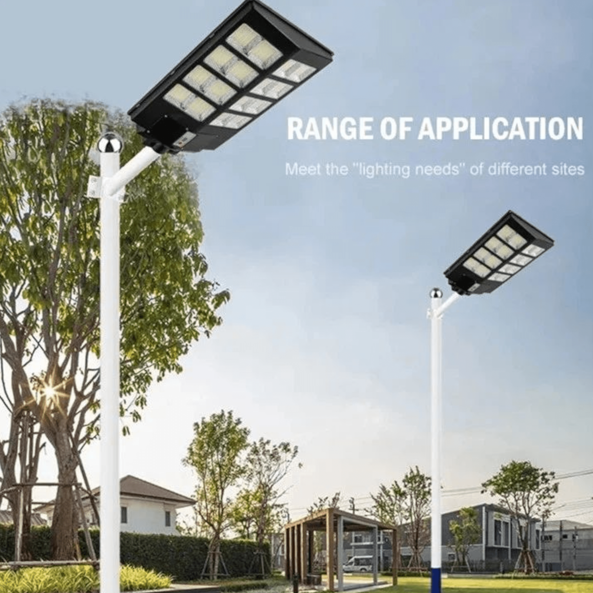 Visokoefikasni solarni LED reflektor 800W "Rixme