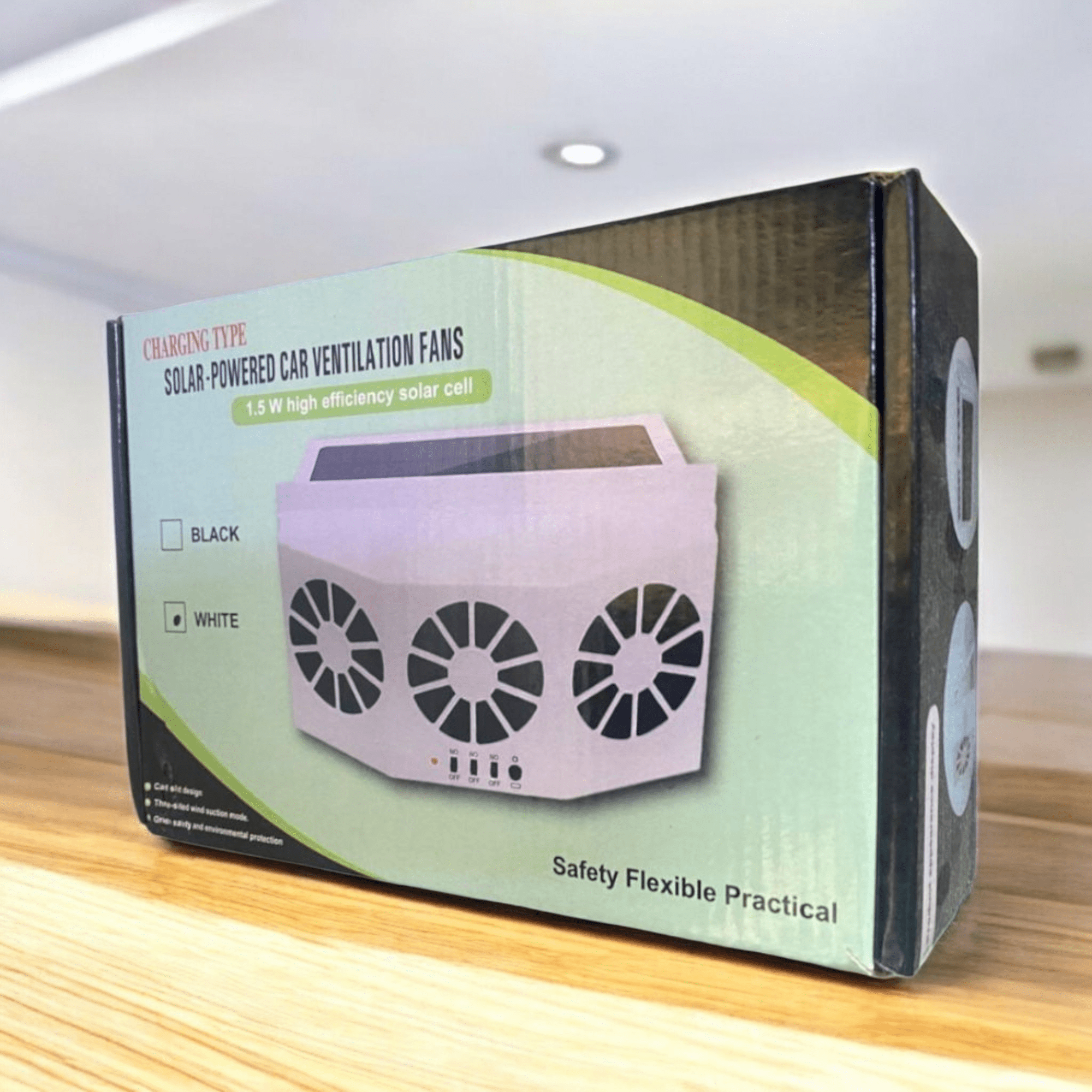 Solarni ventilator za automobil za učinkovito hlađenje i svježi zrak